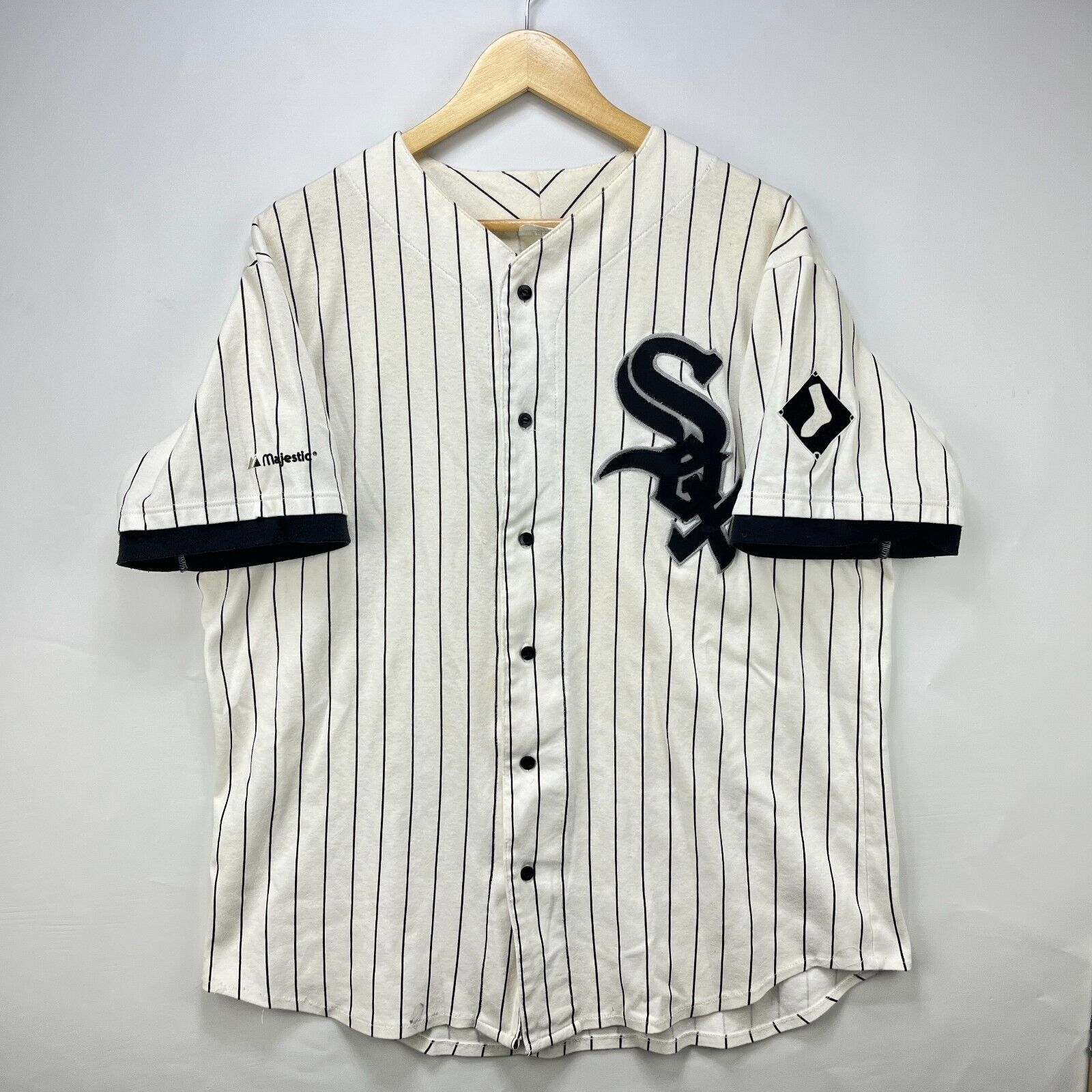 Majestic × Vintage Vintage 90s Majestic Chicago White Sox Baseball Jersey XL Size US XL / EU 56 / 4 - 1 Thumbnail