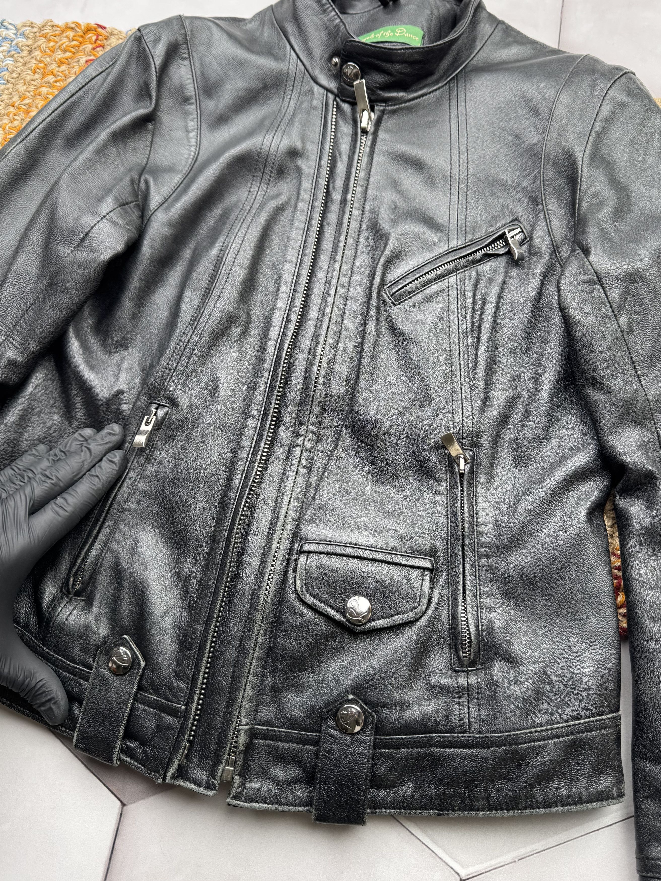 Vintage Vintage Cropped Leather Jacket Size M / US 6-8 / IT 42-44 - 4 Thumbnail