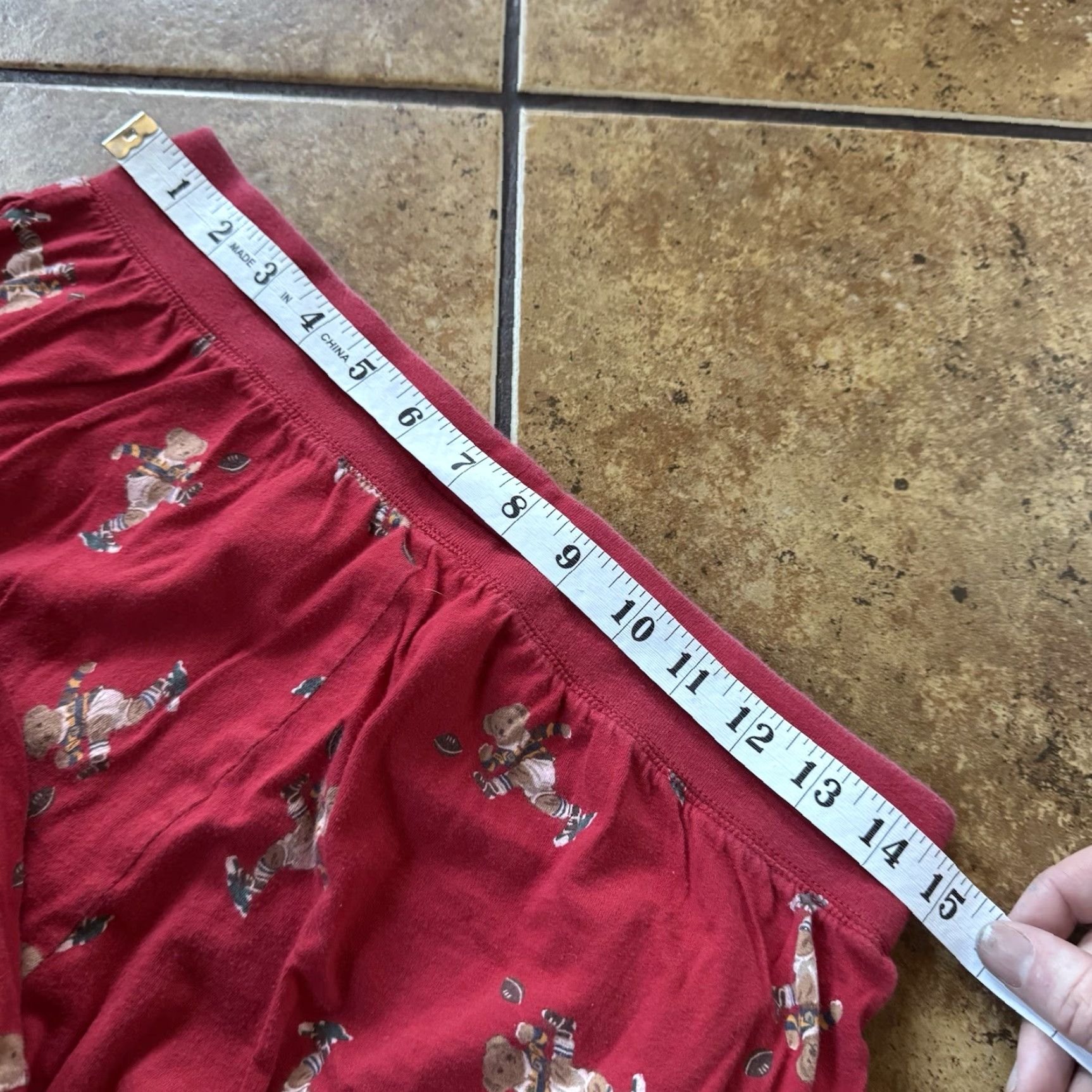Polo Ralph Lauren Polo Ralph Lauren Pajama Pants Bear Skiing Red Men’s Lounge Size M Size US M / EU 48-50 / 2 - 5 Thumbnail