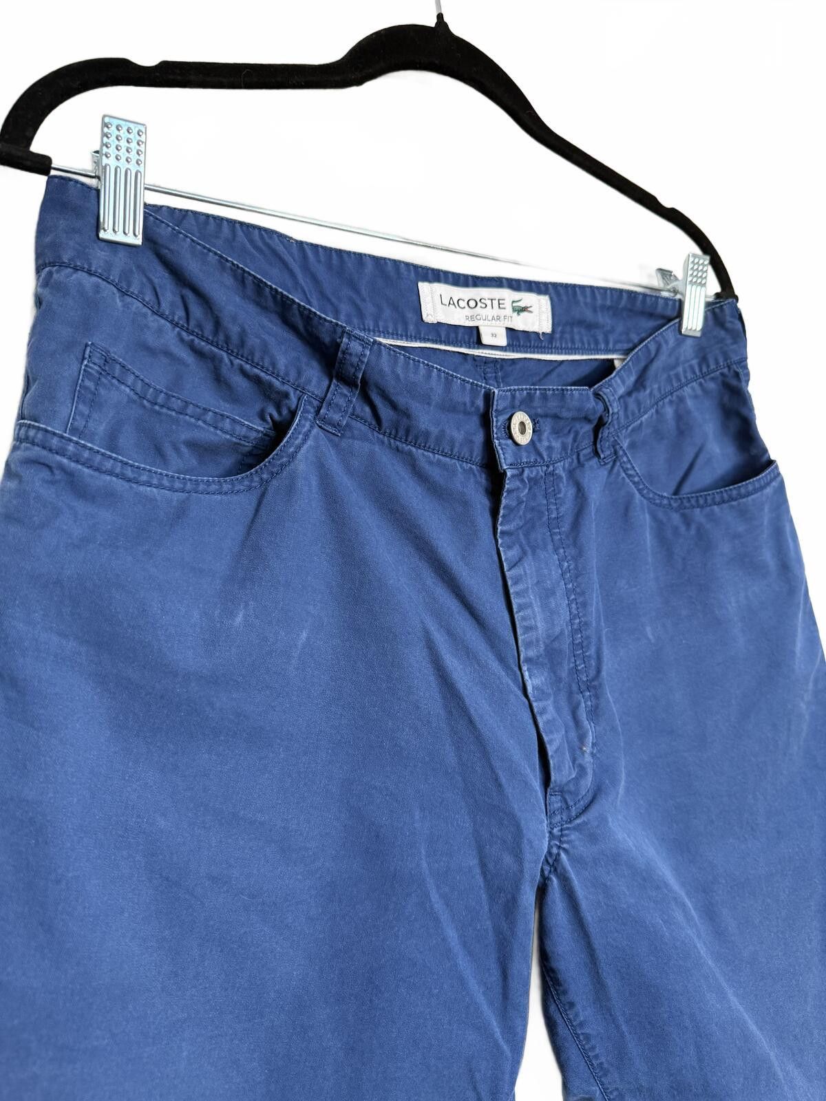 Lacoste Lacoste Regular Fit Blue Shorts Size 32 Size US 32 / EU 48 - 2 Thumbnail