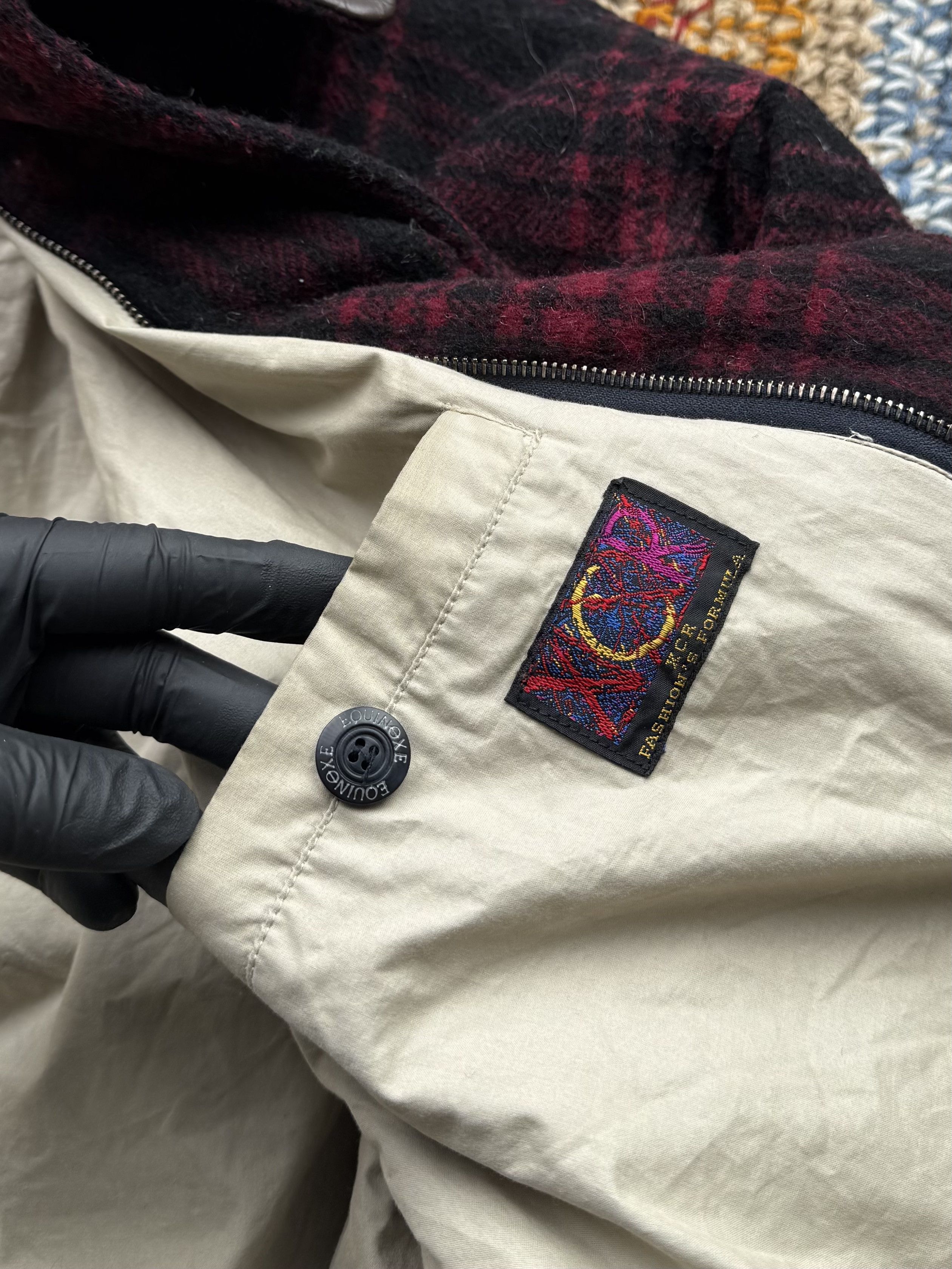 Vintage Vintage 80s Wool Oversized Bomber Jacket Size US M / EU 48-50 / 2 - 15 Thumbnail
