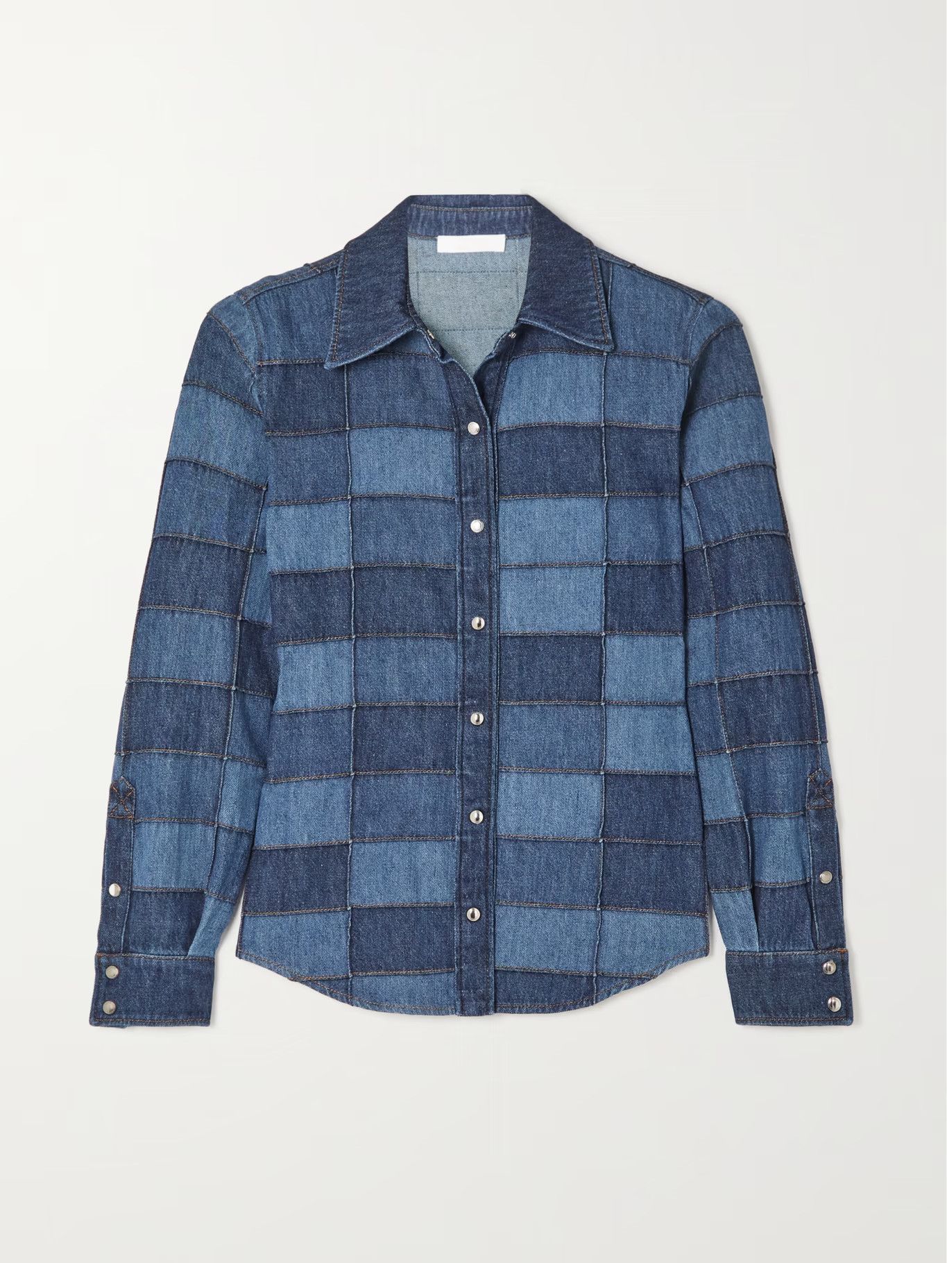 Chloe o1y0825 Denim Shirt in Blue Size M / US 6-8 / IT 42-44 - 1 Thumbnail
