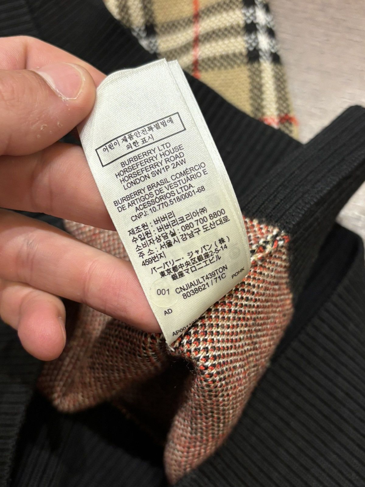 Burberry Burberry Knit Plaid Sweater Size US M / EU 48-50 / 2 - 6 Thumbnail