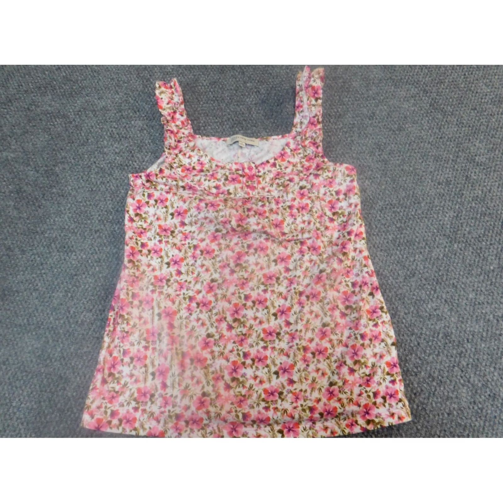 Jones New York Jones New York Blouse Small Red Floral stretch pullover Womens Size S / US 4 / IT 40 - 2 Thumbnail