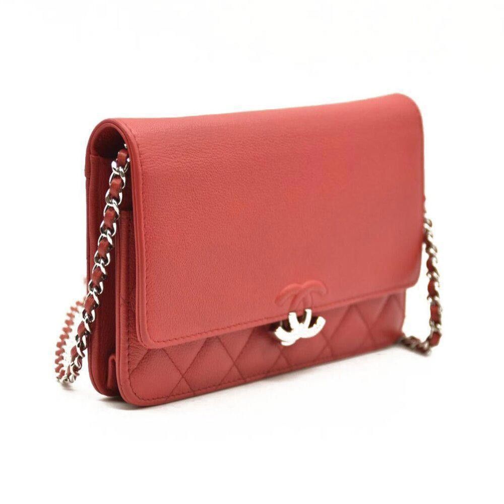 Chanel CHANEL Grained Calfskin Quilted CC Box Wallet On Chain Size ONE SIZE - 2 Thumbnail