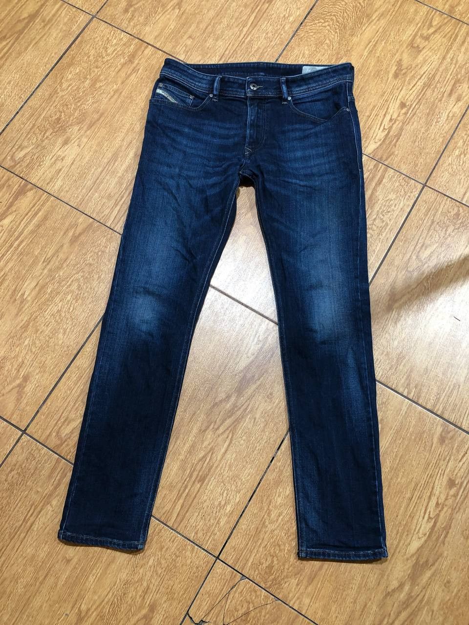 Diesel Mens Diesel THAVAR Stretch Slim Skinny Blue Jeans Size US 32 / EU 48 - 6 Thumbnail
