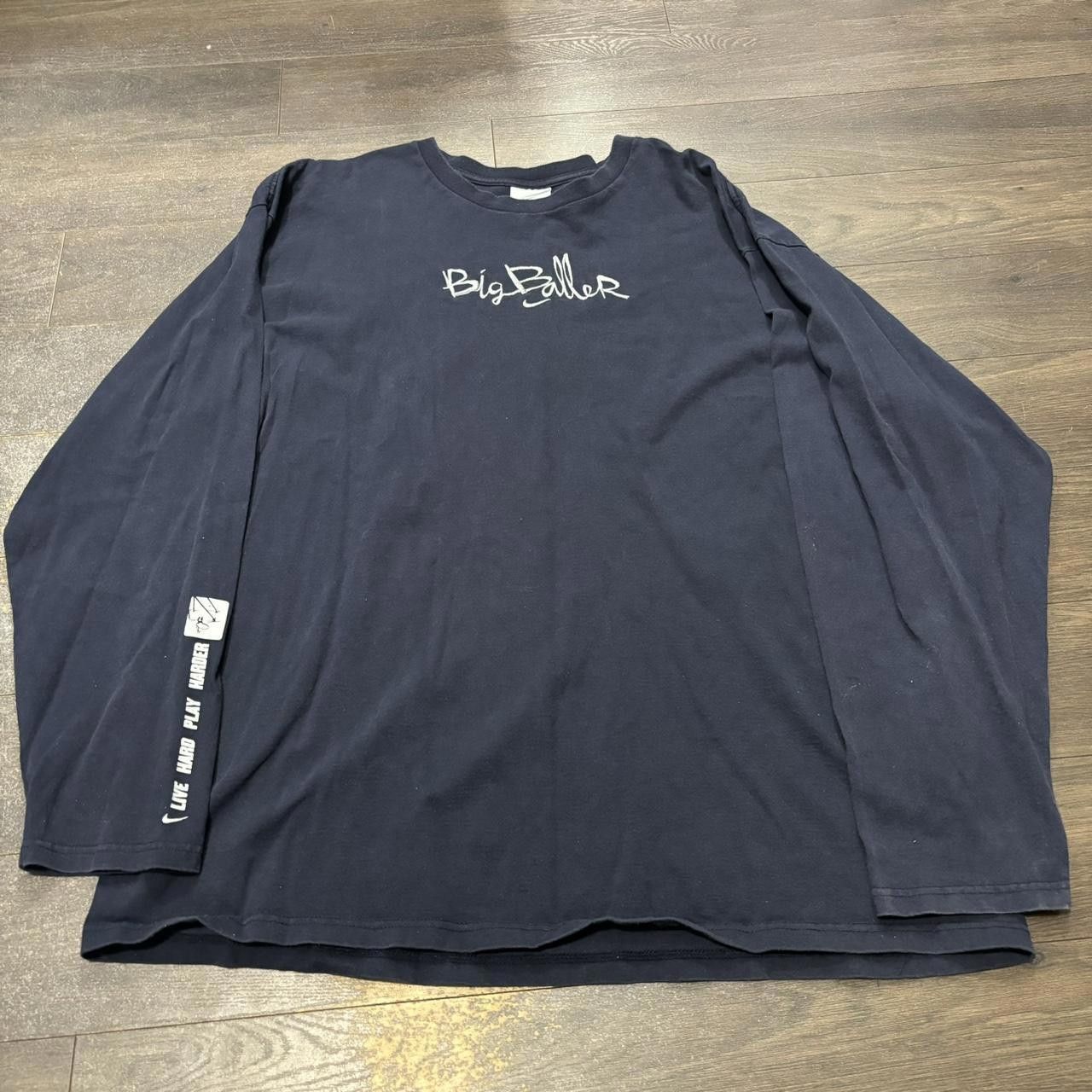 Nike Vintage big baller centre swoosh Nike long sleeve t shirt XL Size US XL / EU 56 / 4 - 3 Thumbnail
