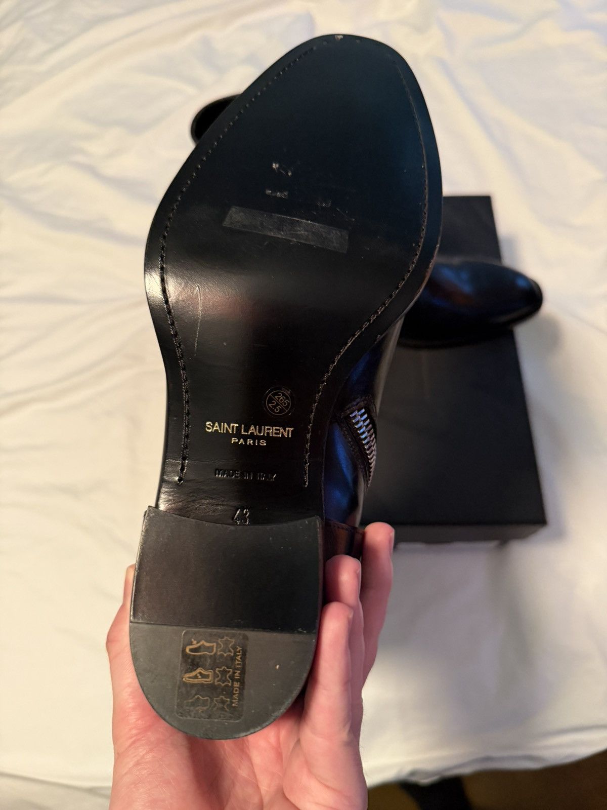 Saint Laurent Paris Brand New FW13 Black Leather Harness Boot Size US 10 / EU 43 - 6 Thumbnail