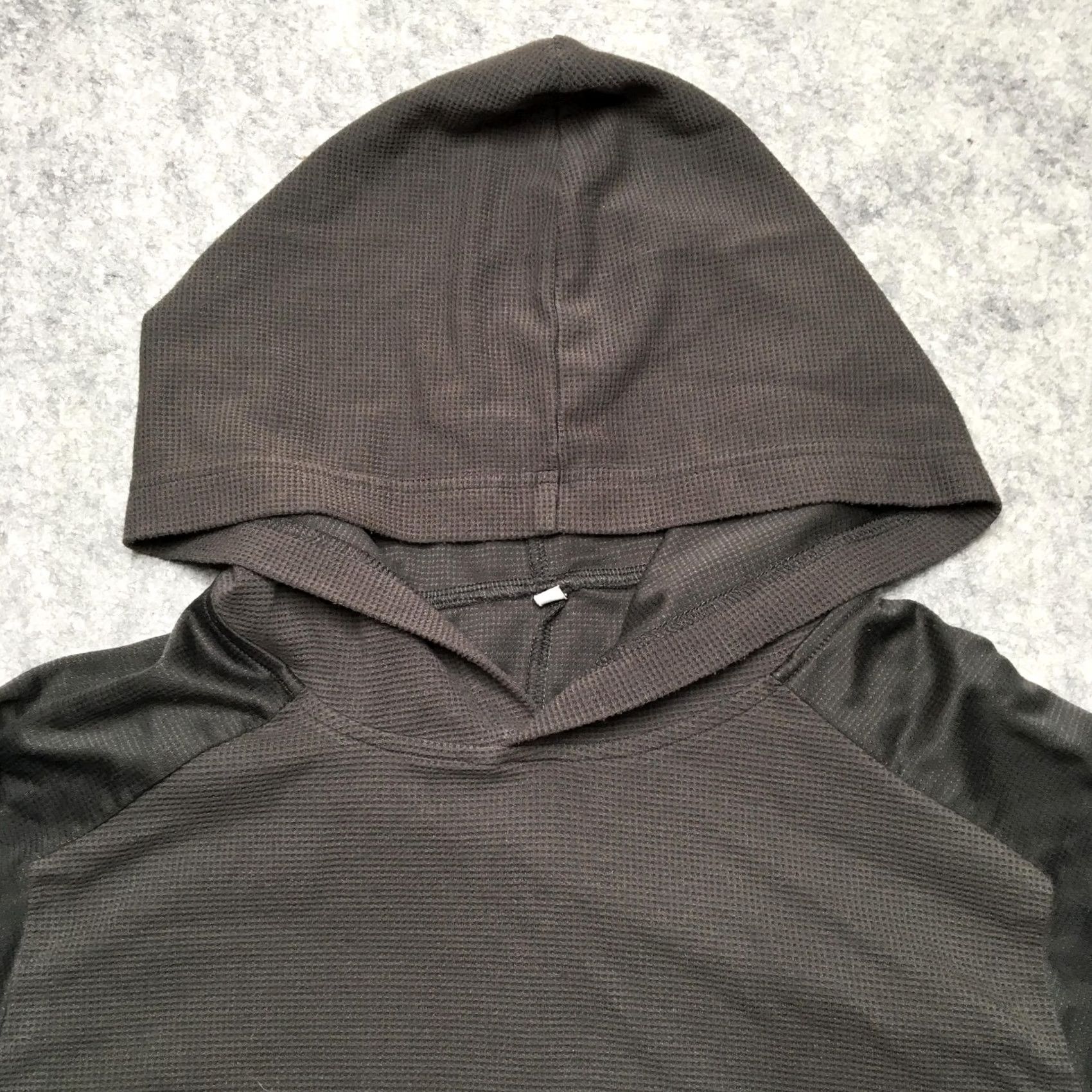 Vintage State & Liberty Brand Hoodie Mens Large Gray Lightweight Thermal Zip Pockets V-Neck Spring/Fall Regular Fit Size US L / EU 52-54 / 3 - 4 Thumbnail