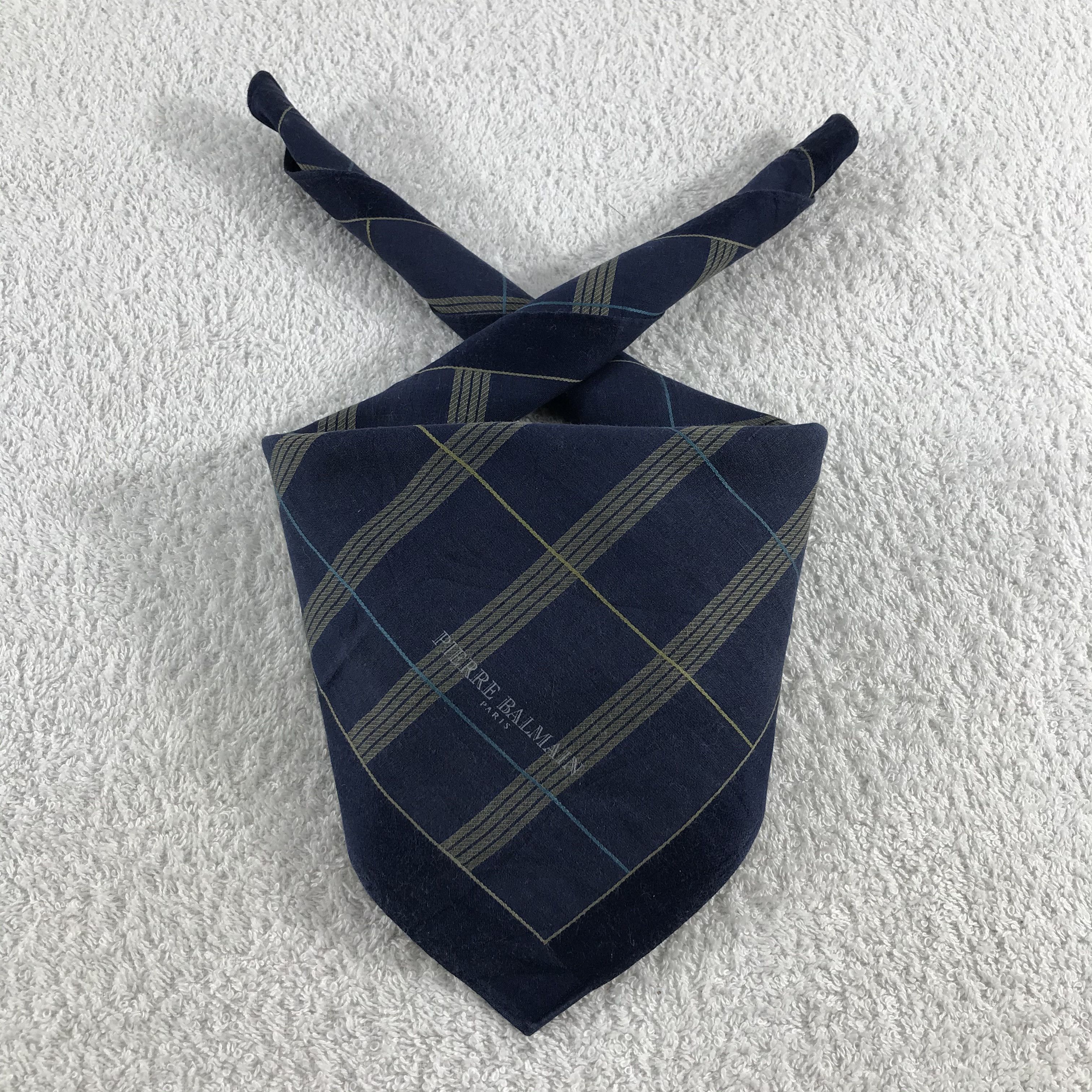 Pierre Balmain × Vintage Pierre Balmain Bandana / Handkerchief / Neckerchief - S075 Size ONE SIZE - 3 Thumbnail