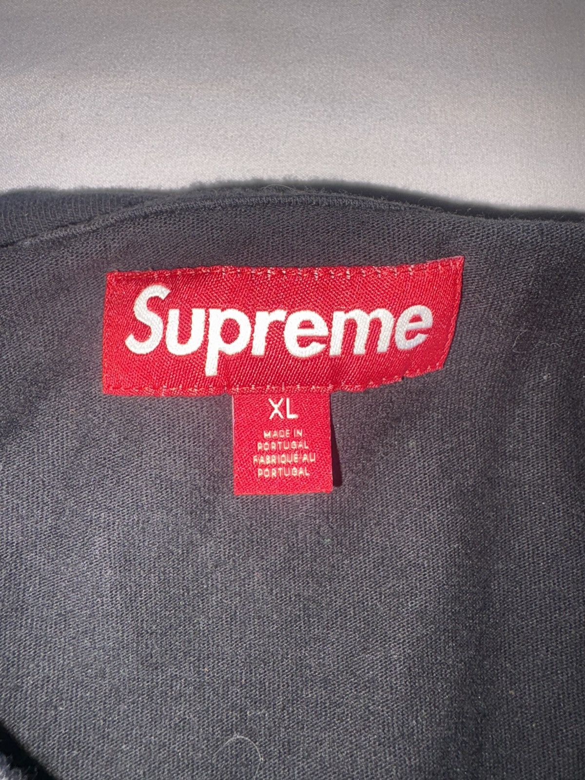Supreme Supreme Cursive Tee Black (XL) – Authentic Size US XL / EU 56 / 4 - 4 Thumbnail
