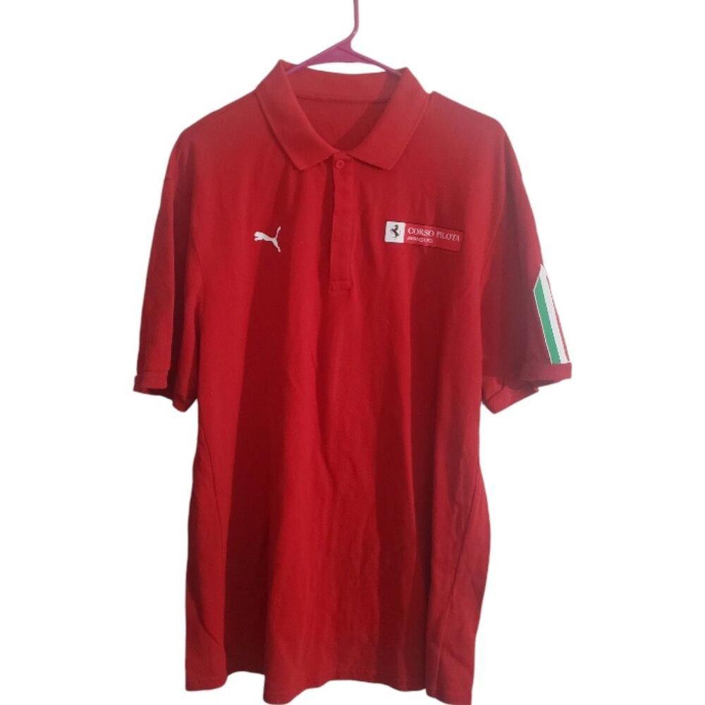 Designer CT1888 Ferrari Puma Corso Pilota Sport Polo Shirt XXL Size US XXL / EU 58 / 5 - 2 Thumbnail
