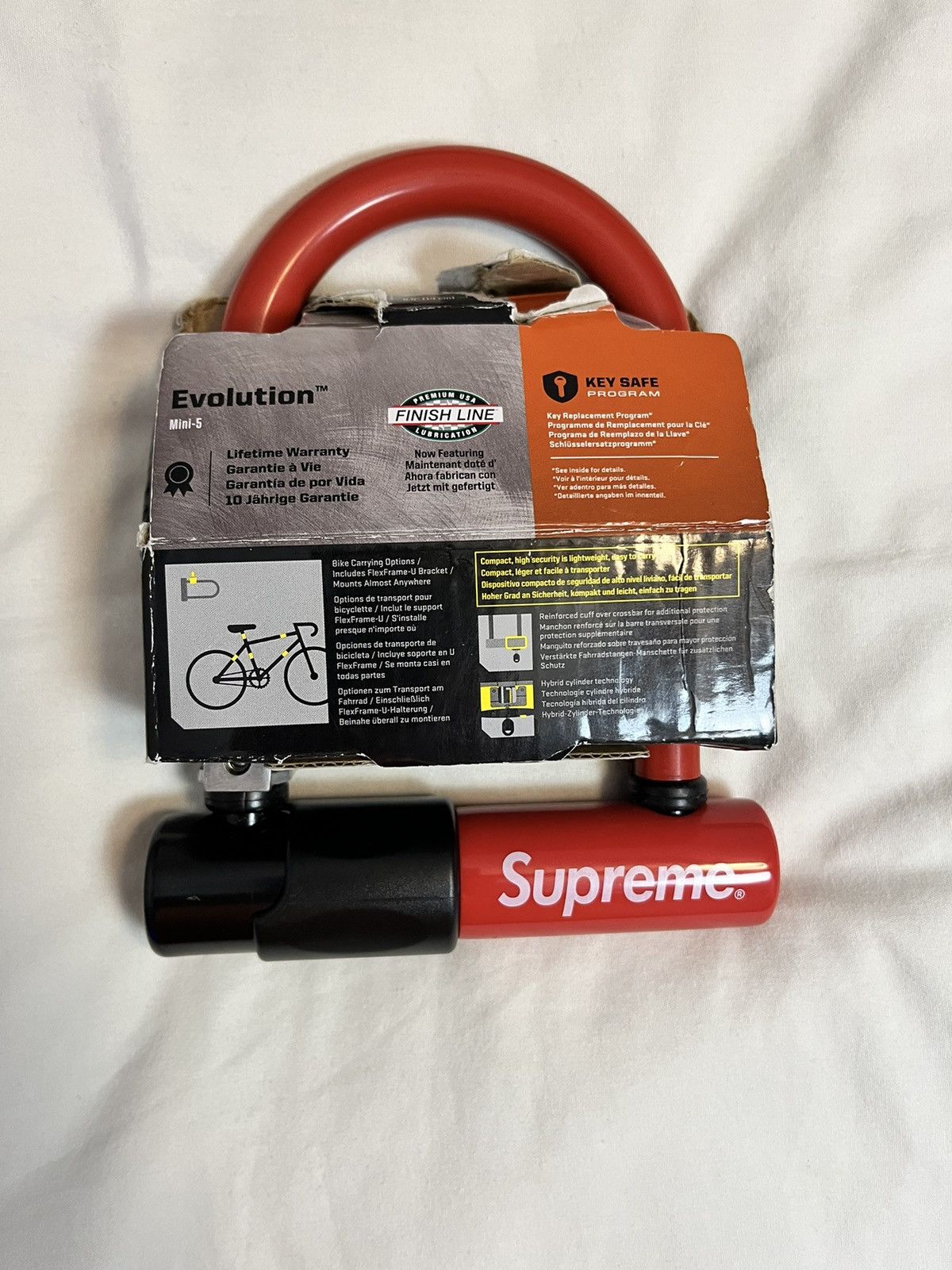 Supreme bike lock clearance