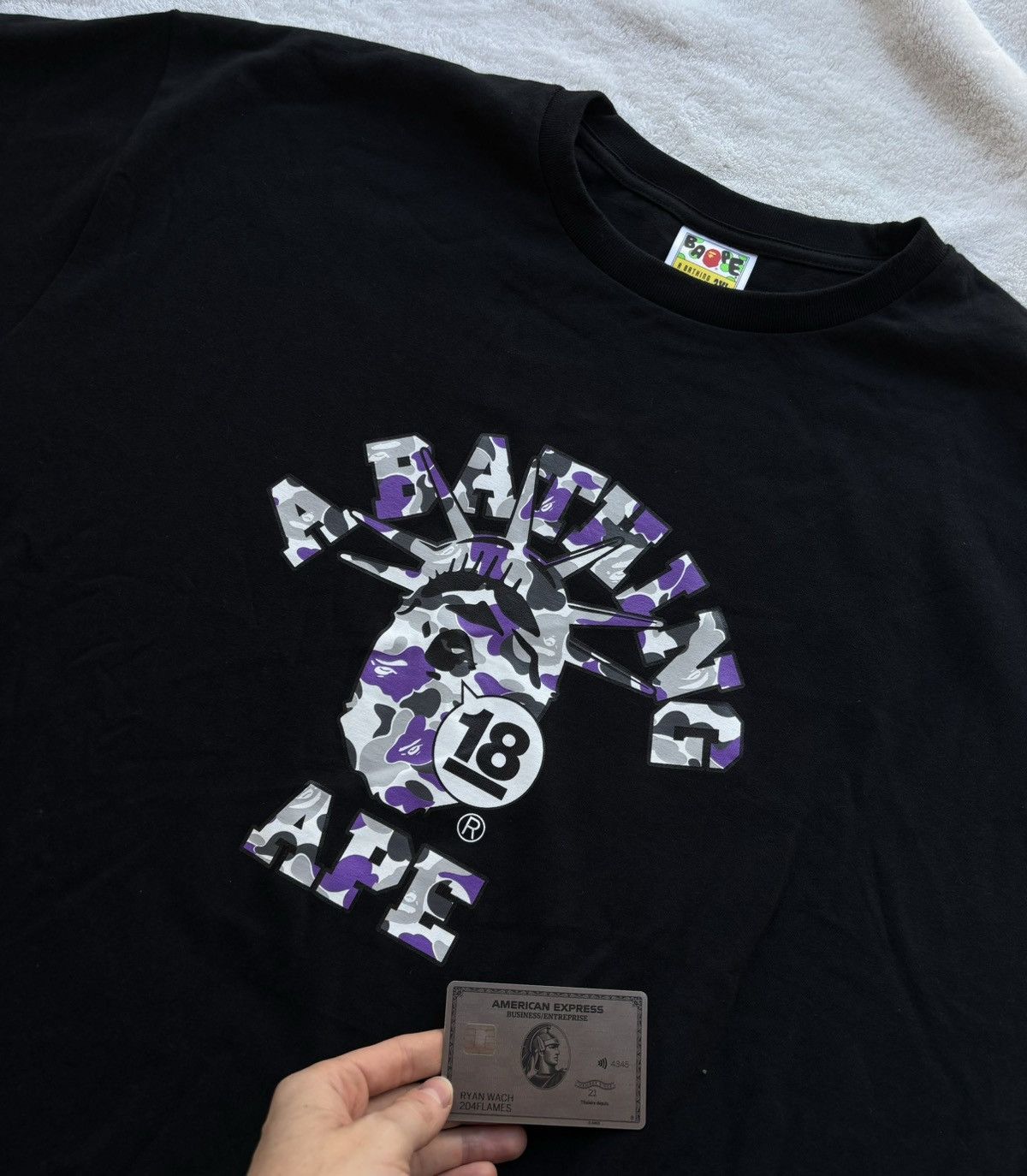Bape Bape Black Soho 18th Anniversary Tee Size US XXL / EU 58 / 5 - 2 Thumbnail