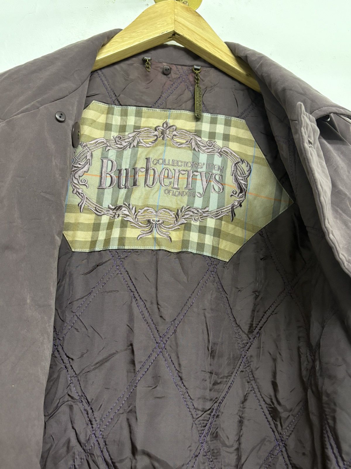 Burberry Burberry Prorsum Double Breasted Burgundy quilted jacket Size US L / EU 52-54 / 3 - 7 Thumbnail