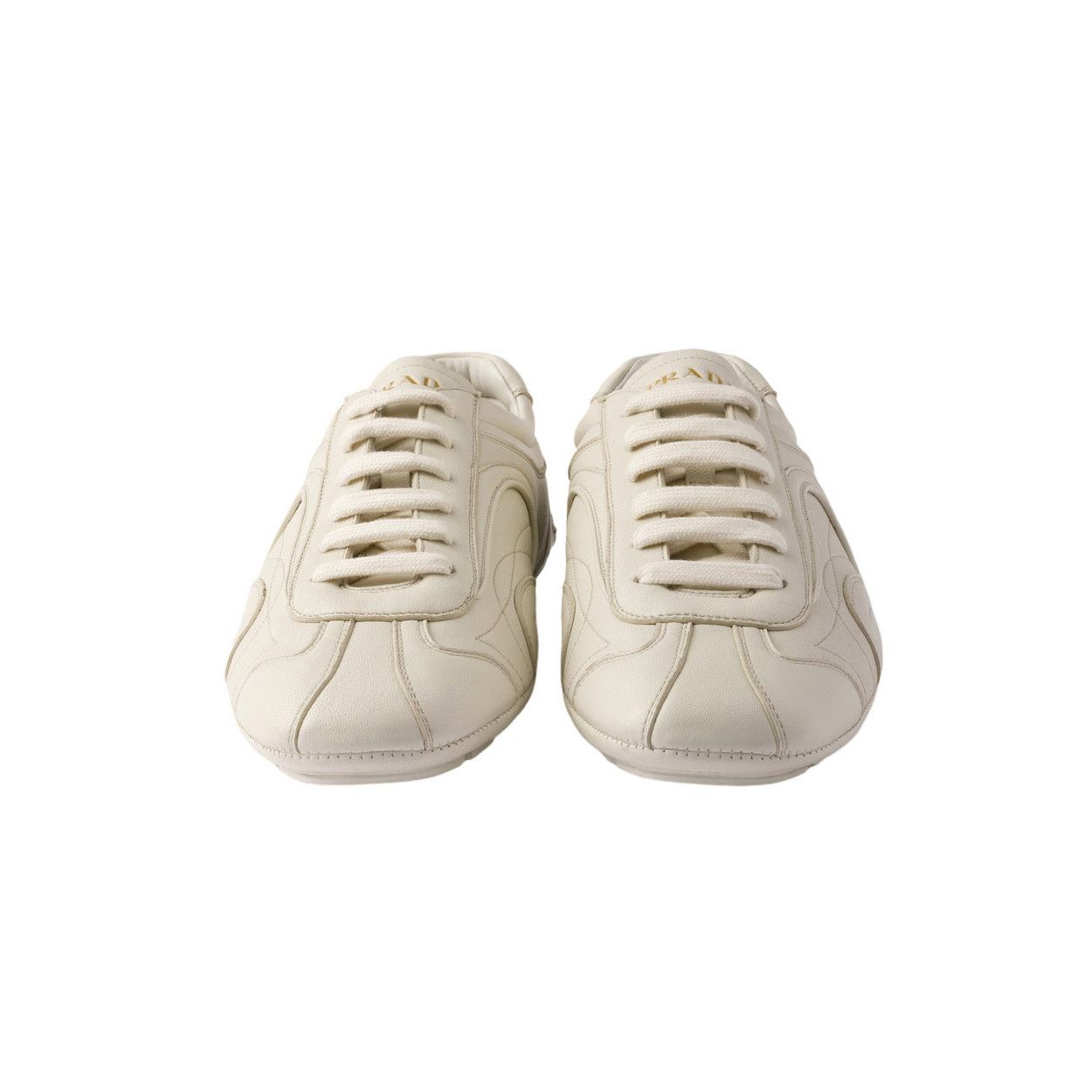 Prada PRADA Montecarlo Re-Edition 2005 $1120 White Leather Sneake Size US 10 / EU 43 - 5 Thumbnail