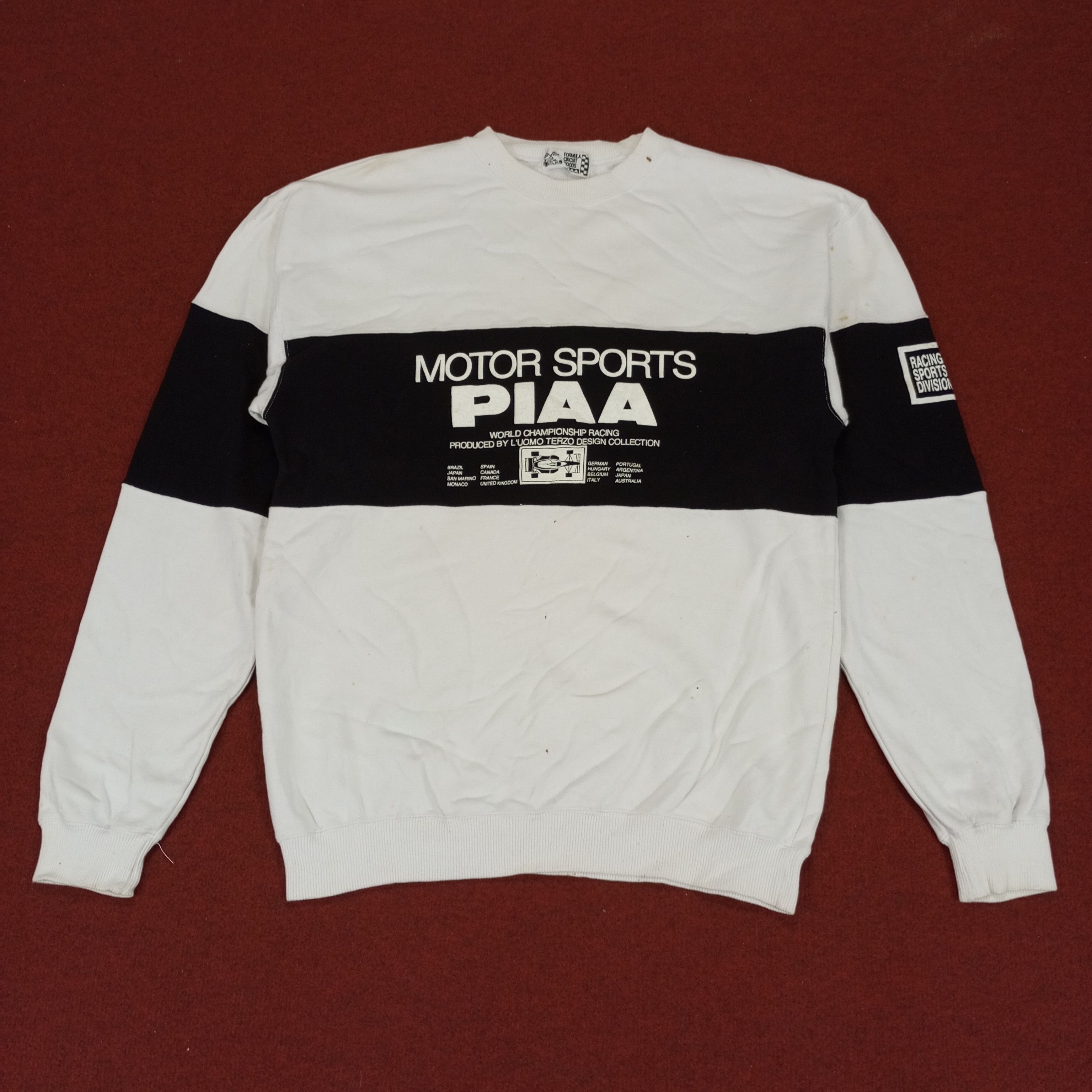 Vintage PIAA Motorsports World Championship Racing Sweatshirt Size US M / EU 48-50 / 2 - 1 Thumbnail