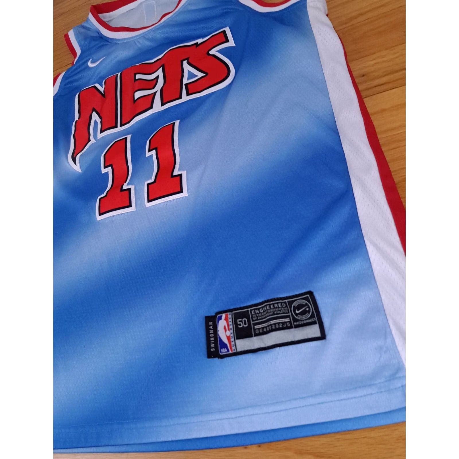 Nike New York Knicks Basketball Tyrie Irving Nike Swingman Stitched Jersey #11 EUC Size US L / EU 52-54 / 3 - 2 Thumbnail