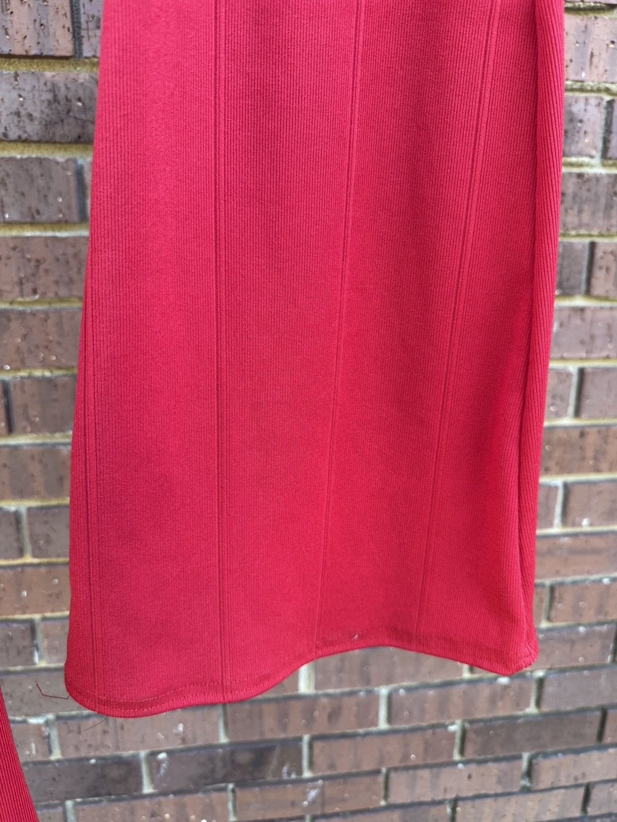 PrettyLittleThing Pretty Little Thing Red Flared Trousers Pants High Waist Size 25" / US 0 / IT 36 - 5 Thumbnail