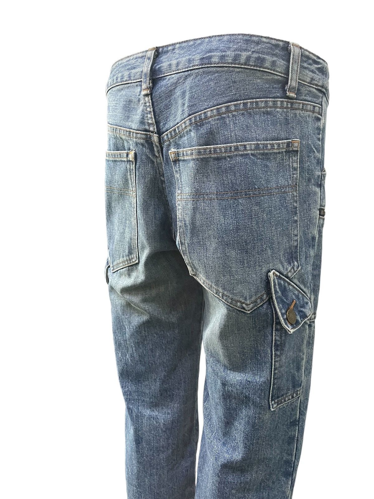 Final Home Tsumori Chisato Miyake Baker Carpenter Zip Up Leg Jeans Size US 30 / EU 46 - 6 Thumbnail