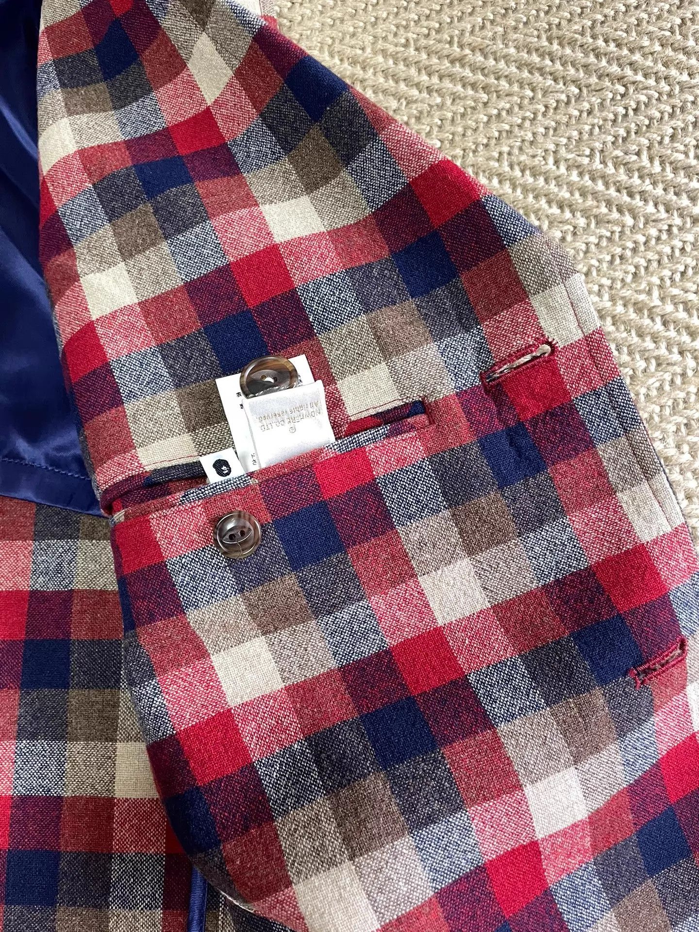 Bape BAPE Wool Blend Check Blazer S (Worn Once, Near New) Size US S / EU 44-46 / 1 - 7 Thumbnail