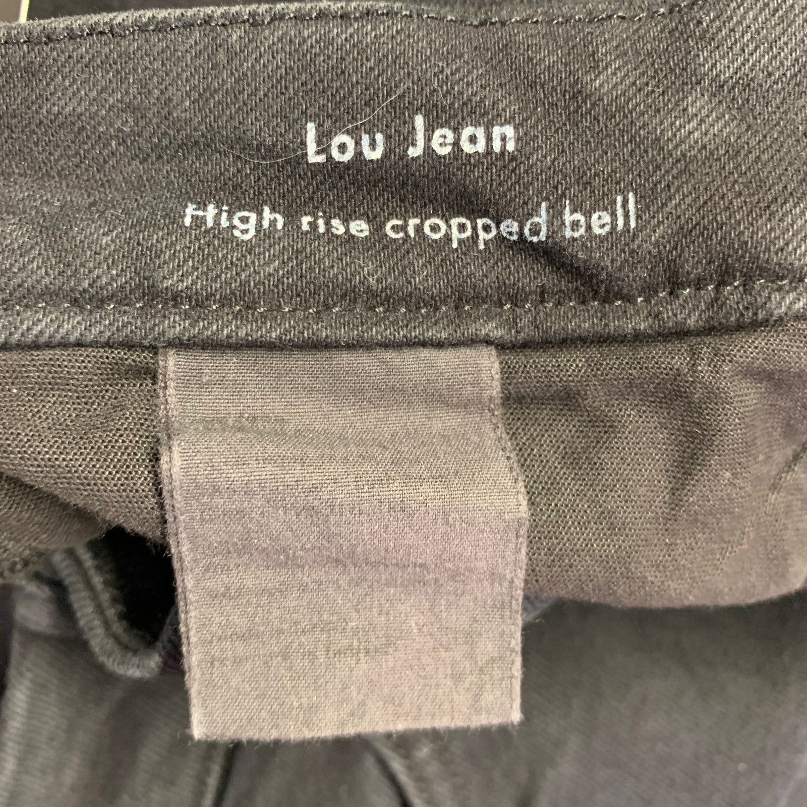 Other M.I.H JEANS Size 28 Black Denim Raw Edge Bell Bottom Jeans Size 42" / US 20 - 5 Thumbnail