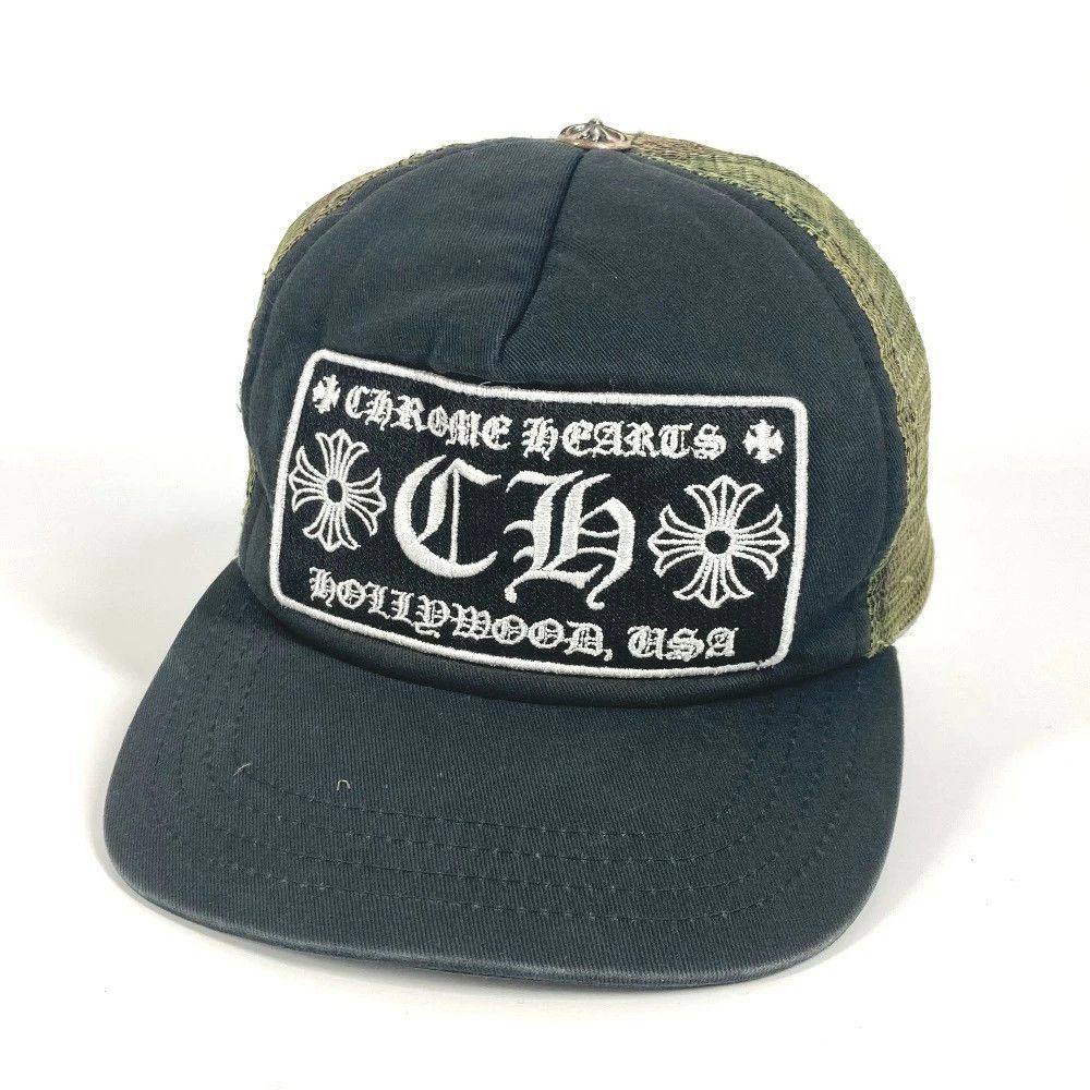 Chrome Hearts CHROME HEARTS Logo Embroidered Mesh Baseball Cap Size ONE SIZE - 6 Thumbnail