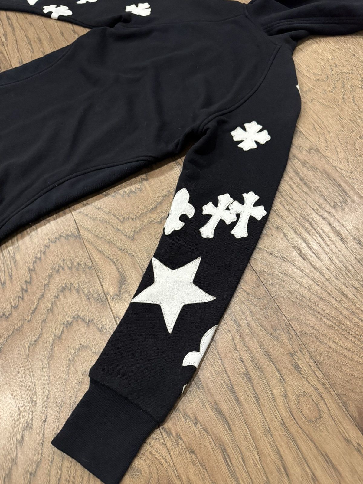 Chrome Hearts Chrome Hearts Multi Motif Leather Patch Onesie Jumpsuit Size US S / EU 44-46 / 1 - 14 Thumbnail