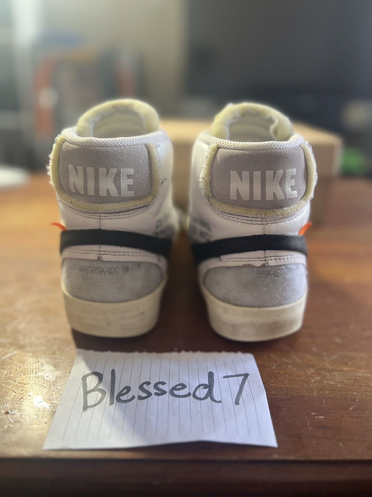 Nike × Off-White Off-White Blazer Mid White Size US 10 / EU 43 - 5 Thumbnail