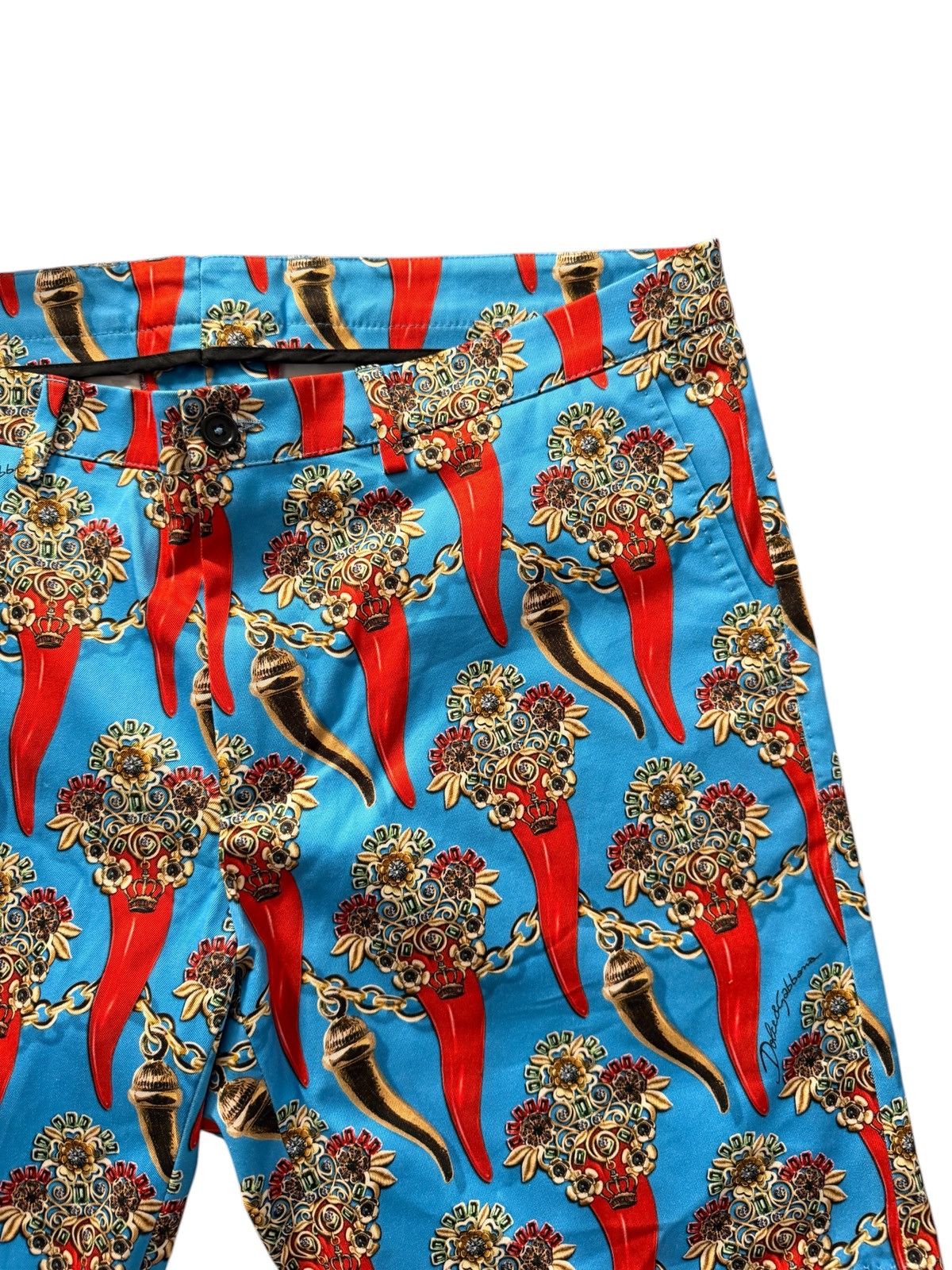 Dolce & Gabbana Dolce Gabbana Italian Horn Bermuda Shorts Size US 36 / EU 52 - 3 Thumbnail