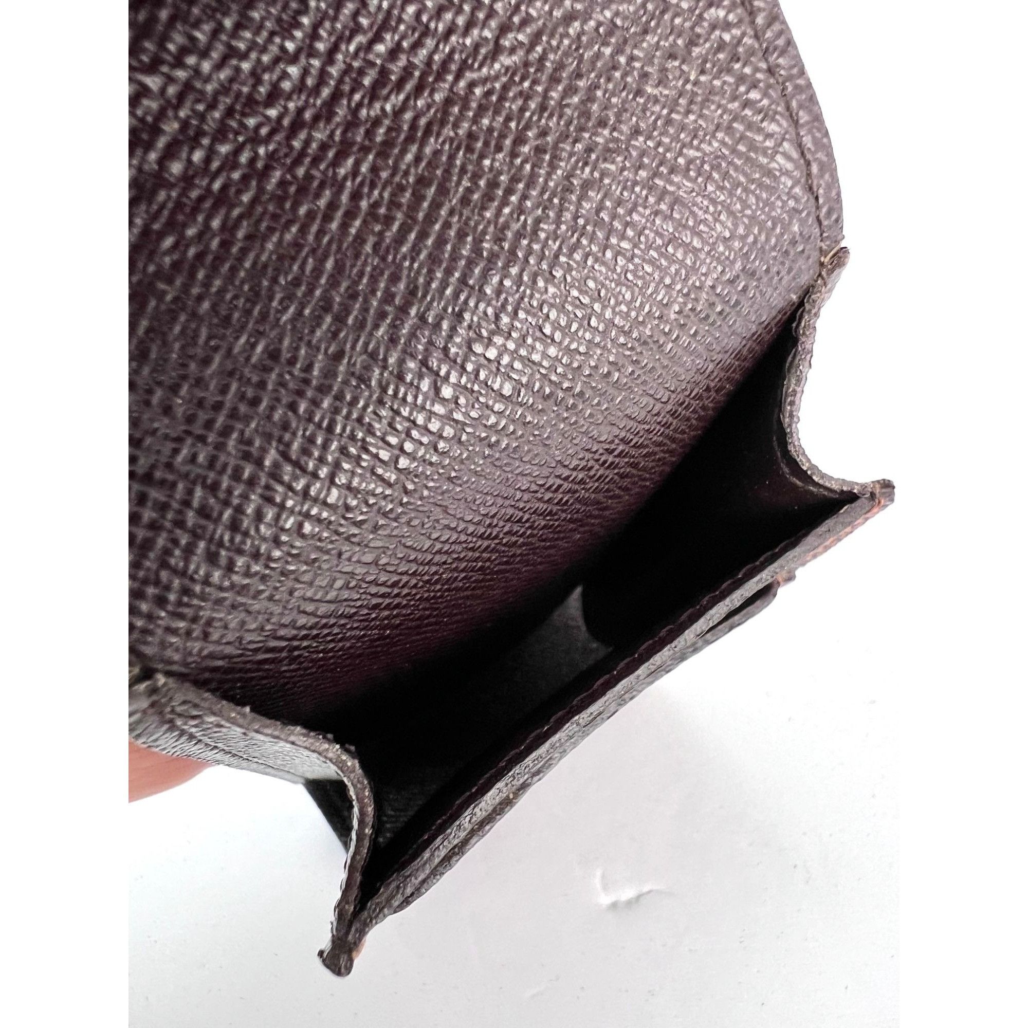 Louis Vuitton LOUIS VUITTON Damier Ebene Cigarette Card Cosmetic Case Pouc Size ONE SIZE - 7 Thumbnail