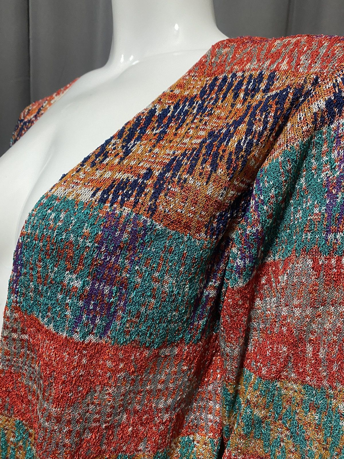 Missoni Archive Missoni Multicolored Knit Cardigan Size M / US 6-8 / IT 42-44 - 3 Thumbnail
