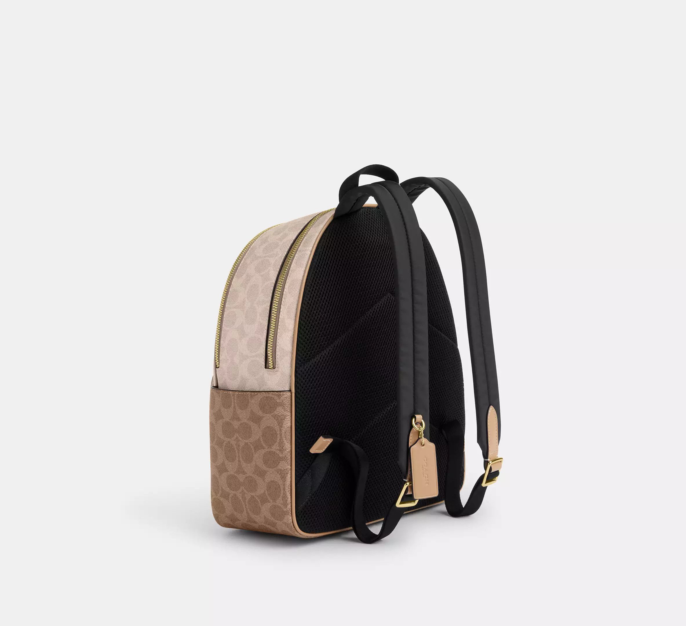 Coach Court Backpack In Blocked Signature Canvas CZ771 Size ONE SIZE - 8 Thumbnail