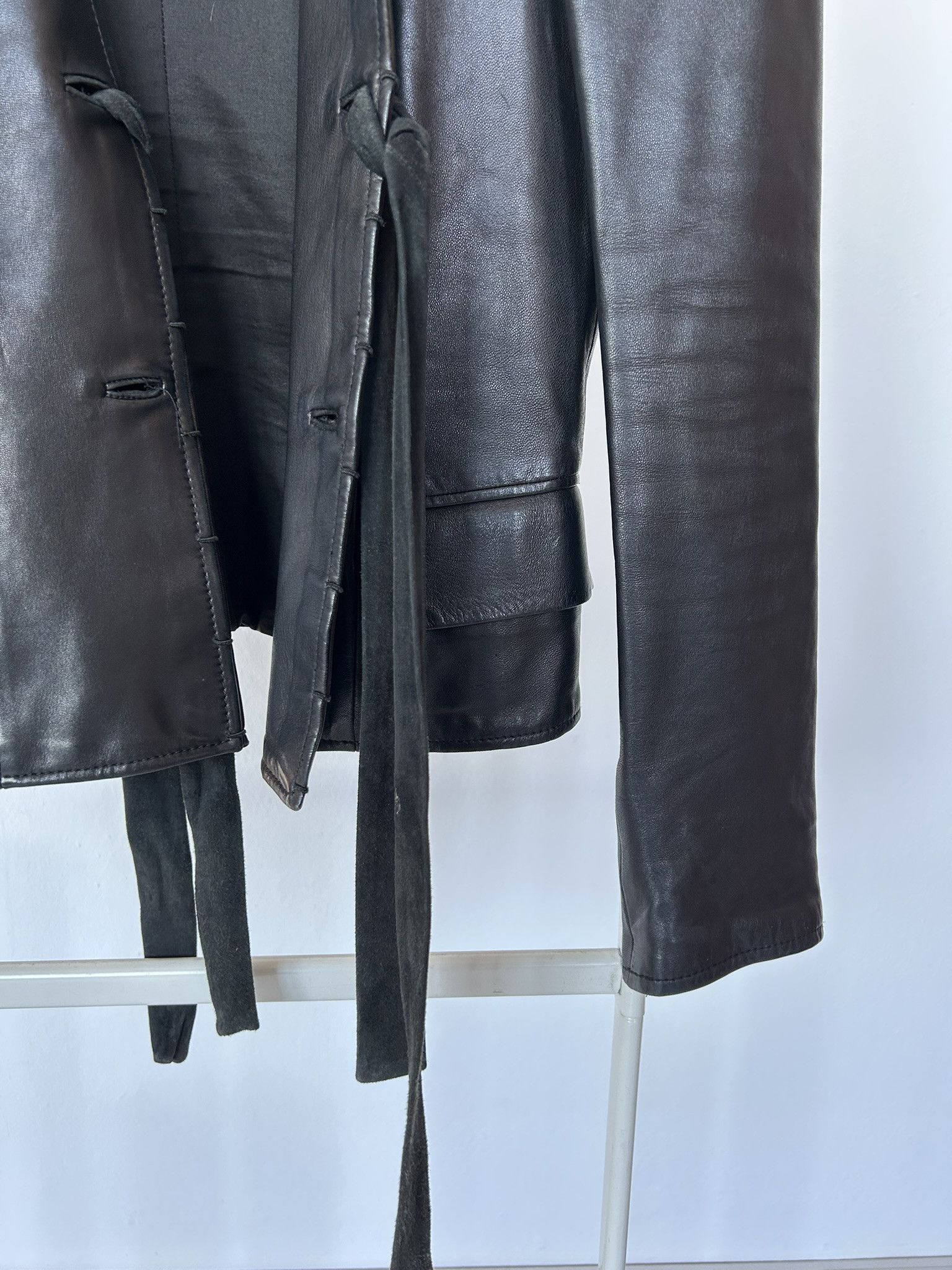 Yves Saint Laurent YSL Rive Gauche Tom Ford era leather jacket Size M / US 6-8 / IT 42-44 - 7 Thumbnail