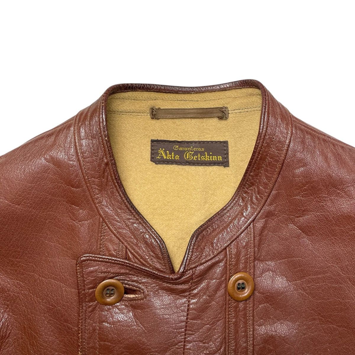 Vintage 1940s Swedish Goatskin Jacket - Medium Size US M / EU 48-50 / 2 - 4 Thumbnail