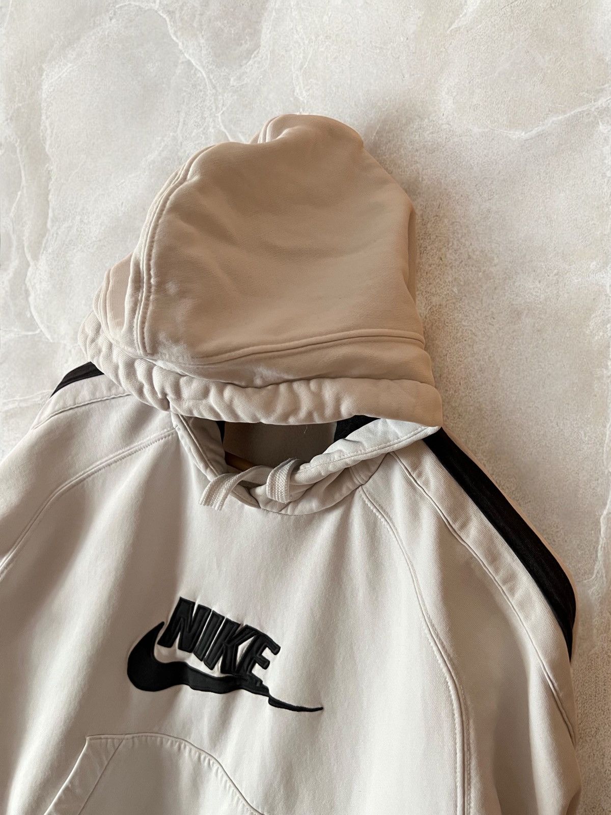 Nike × Vintage NIKE BIG LOGO HEAVY COTTON VINTAGE HOODIE HOODED HOODED y2k Size US S / EU 44-46 / 1 - 3 Thumbnail