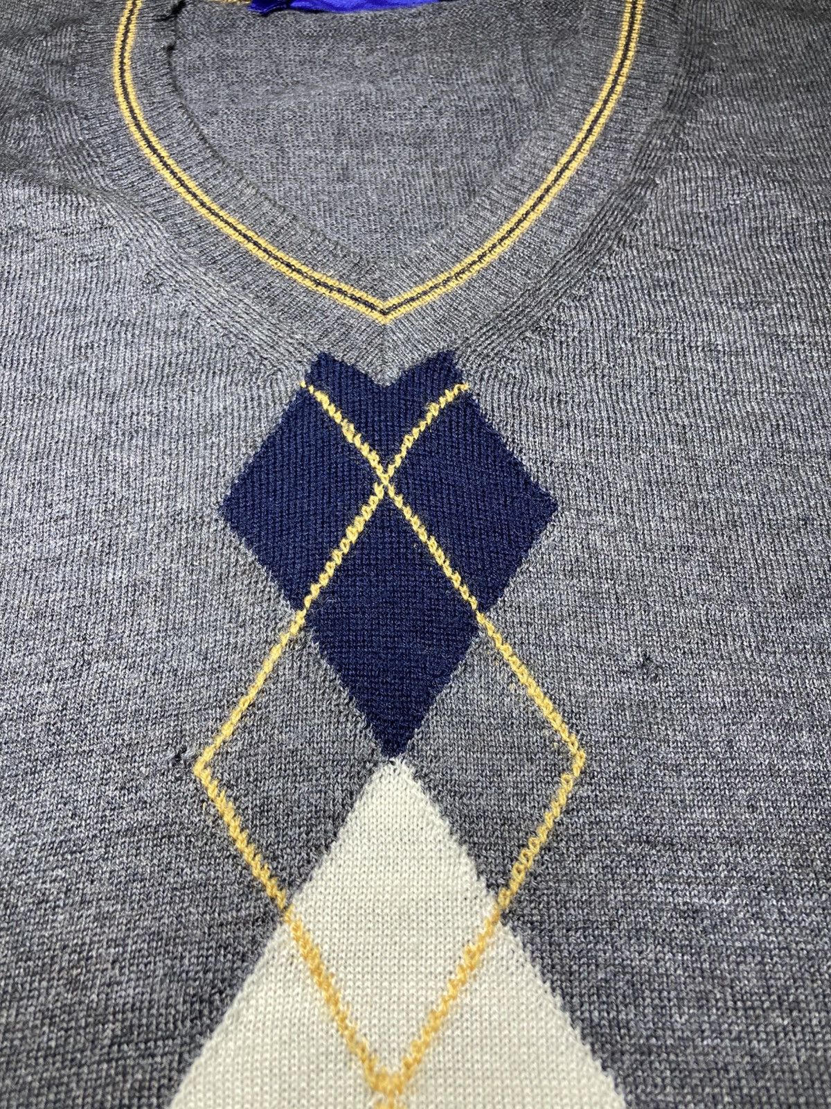 Junya Watanabe 2009 Junya Watanabe Argyle Sweater Wool Vest Man Comme Punk Size US M / EU 48-50 / 2 - 4 Thumbnail