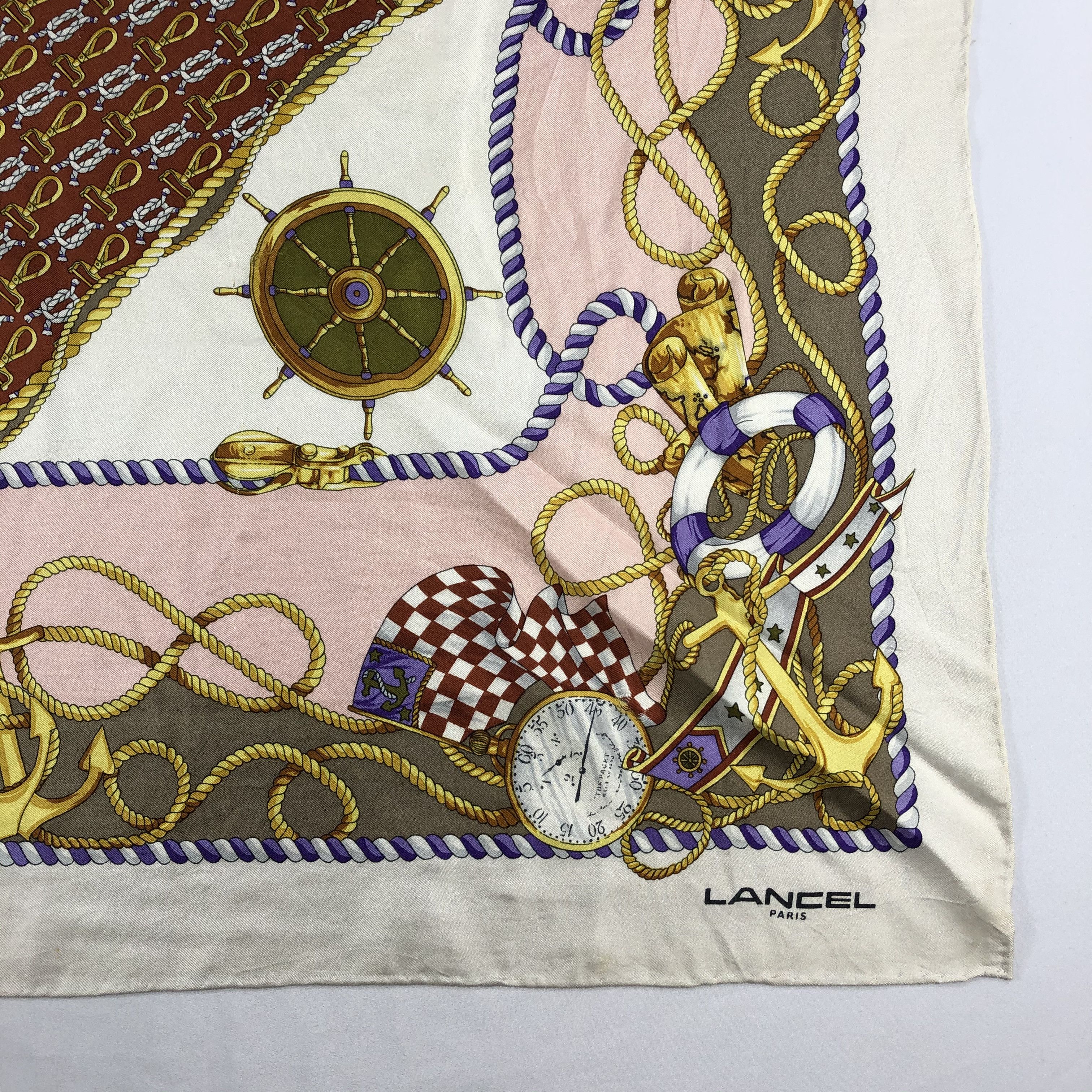 Lancel Vintage Lancel Silk Scarf Size ONE SIZE - 4 Thumbnail