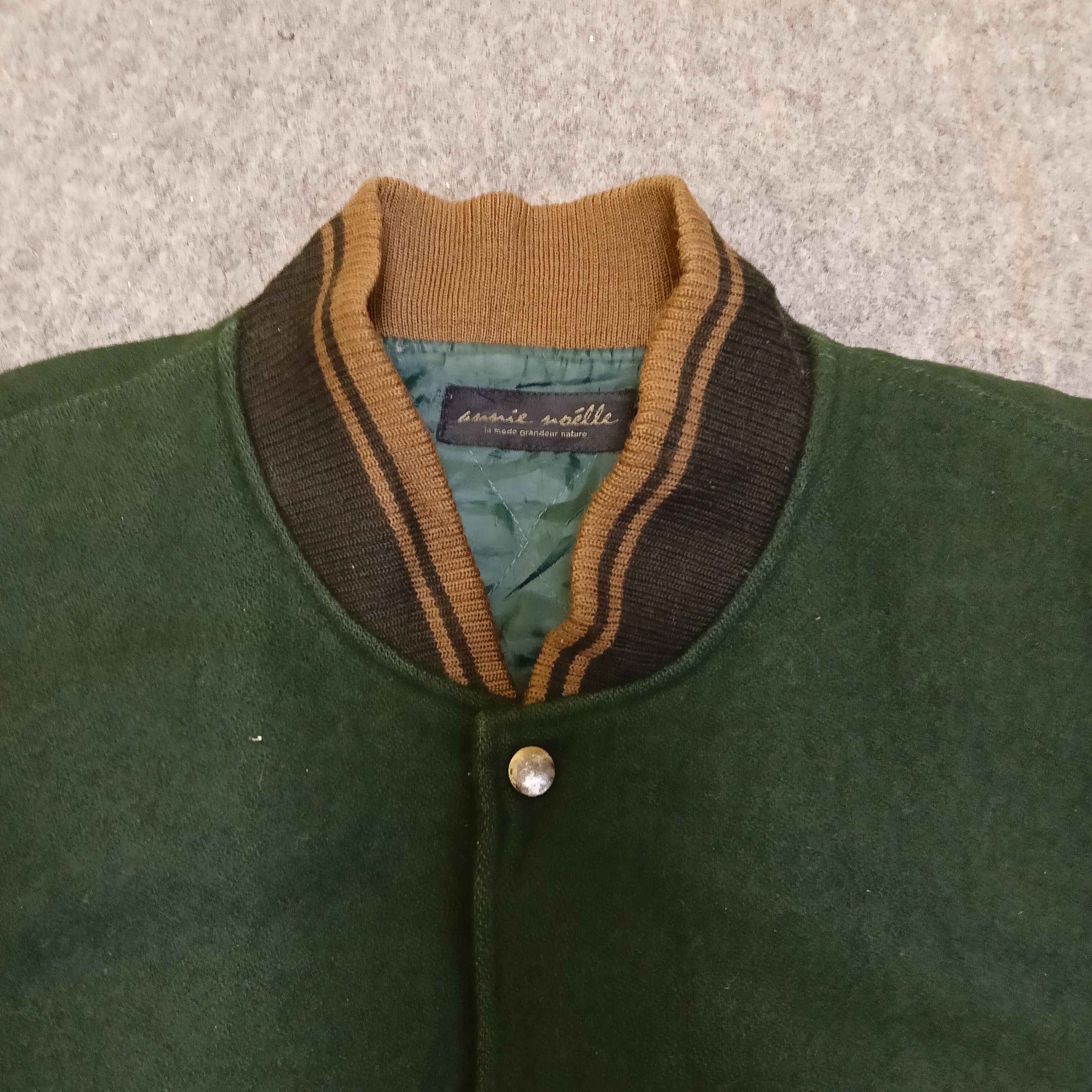 Vintage VINTAGE VARCITY ANNIE NOELLE SCRATH JACKET SIZE XXL Size US XXL / EU 58 / 5 - 6 Thumbnail