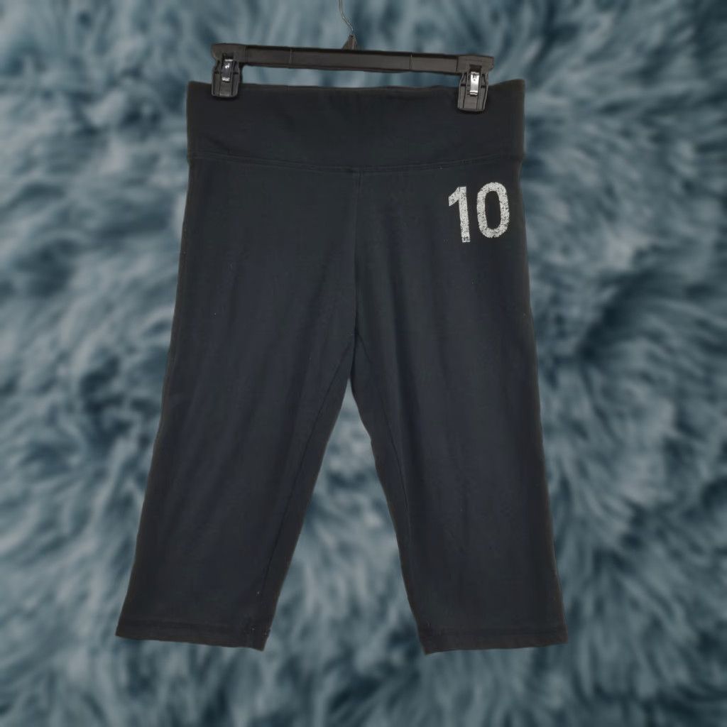 Victoria's Secret Victoria's Secret Sweatshorts Bermuda Womens Black High Rise Casual Activewear Pockets Size S - Regular Fit Size 28" / US 6 / IT 42 - 1 Thumbnail