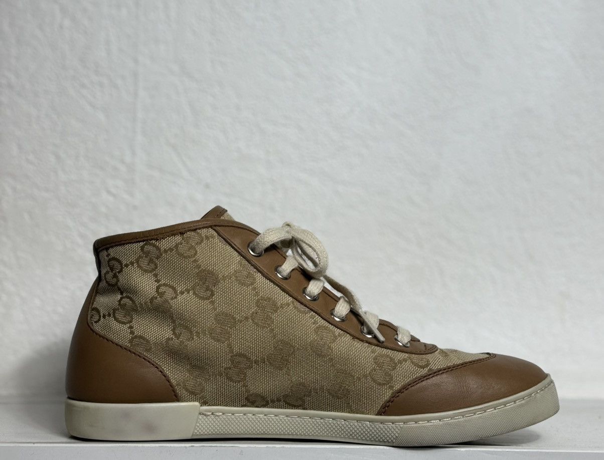 Gucci GG Gucci Monogram Luxury High Top Sneaker Vintage Size 36 Size US 6 / IT 36 - 9 Thumbnail