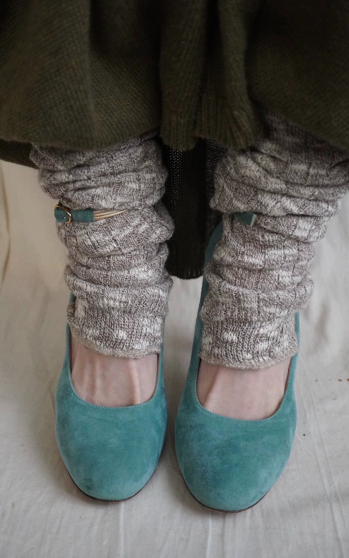 Other MMM 2000s Aqua Suede High Heel 37 Size US 6.5 / IT 36.5 - 2 Thumbnail