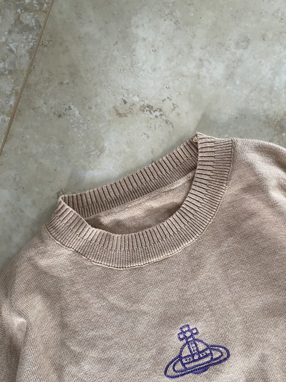 Vivienne Westwood Vintage Vivienne Westwood Central Logo Wool Sweater Rare Y2K Size S / US 4 / IT 40 - 7 Thumbnail