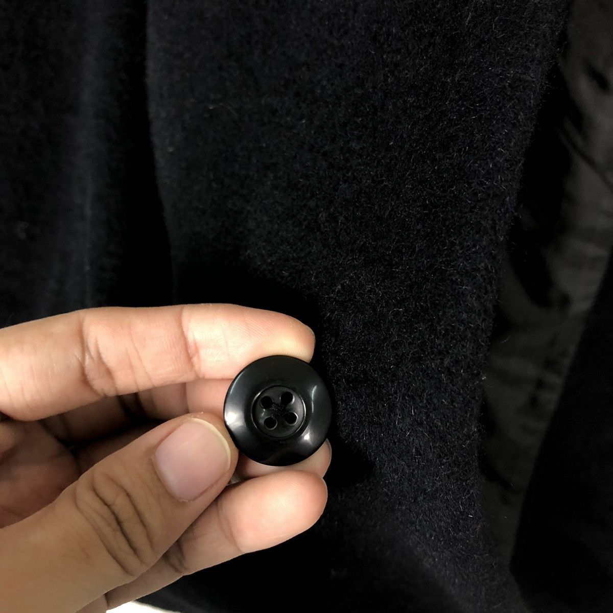 Issey Miyake 🔥Rich Black Fly Coats Long Jacket Wool D’Homme A Homme Size US L / EU 52-54 / 3 - 16 Thumbnail
