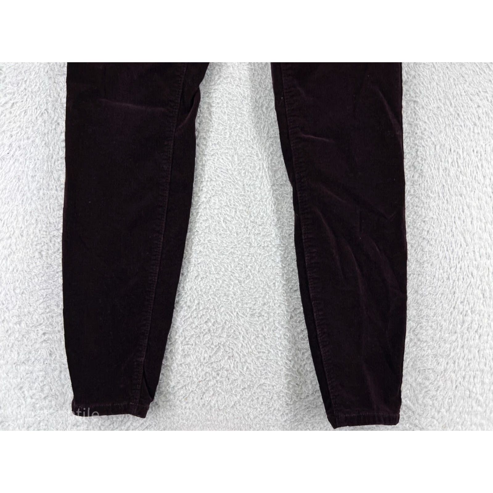 Buffalo David Bitton Buffalo Jeans Womens Pants 4 Red Corduroy Skinny Leg Mid Rise Cotton Button Style Size 27" / US 4 / IT 40 - 6 Thumbnail