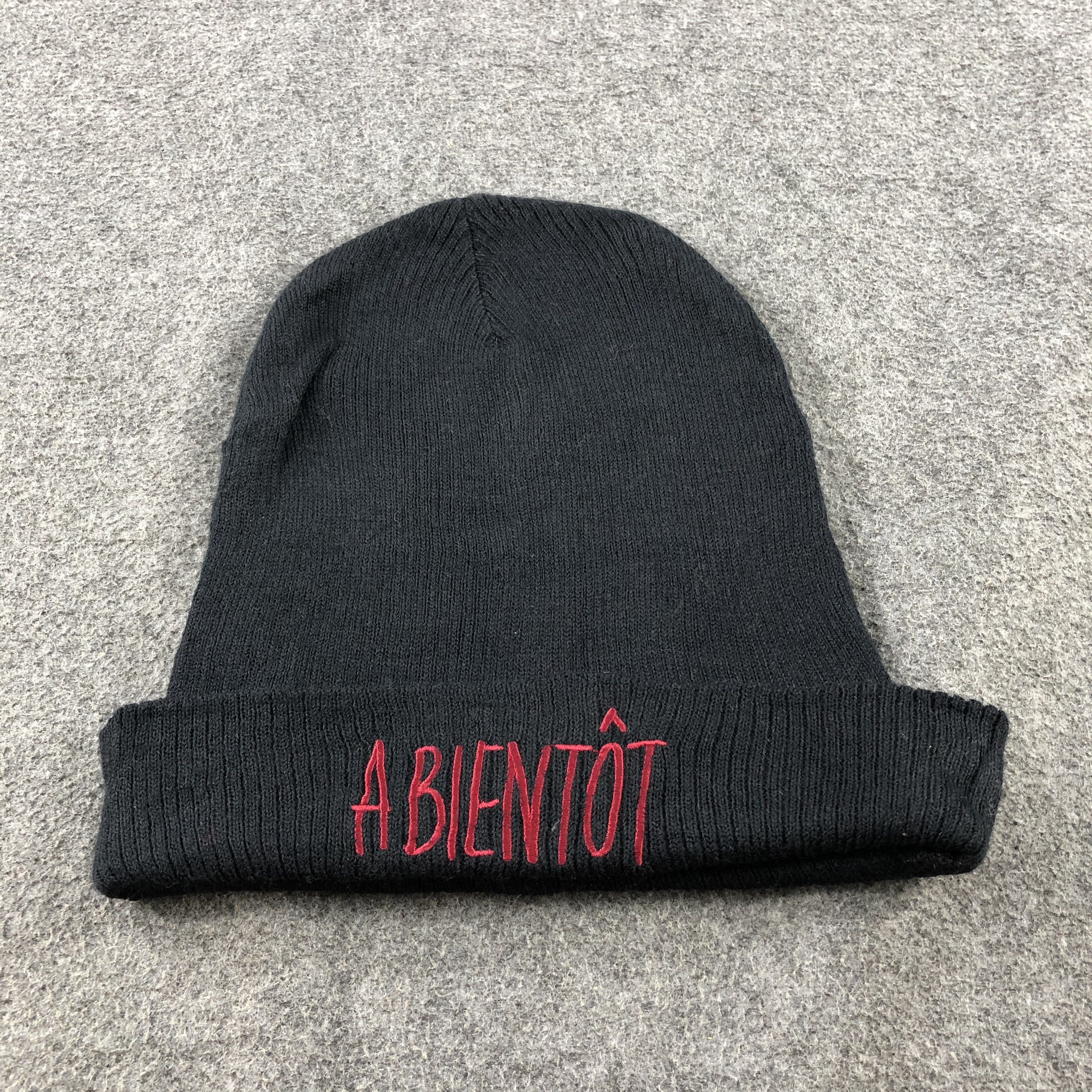 Vintage Unknown A Bientot Beanie Snowcap Snow Hat B499 Size ONE SIZE - 3 Thumbnail