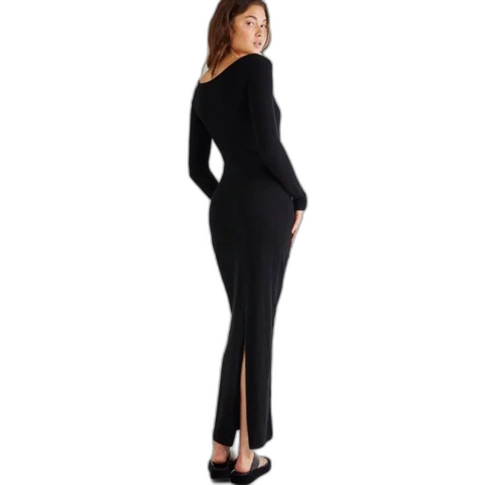 Free People Free People FP Beach Trixie Sweater Ribbed Long Fitted Maxi Size S / US 4 / IT 40 - 2 Thumbnail