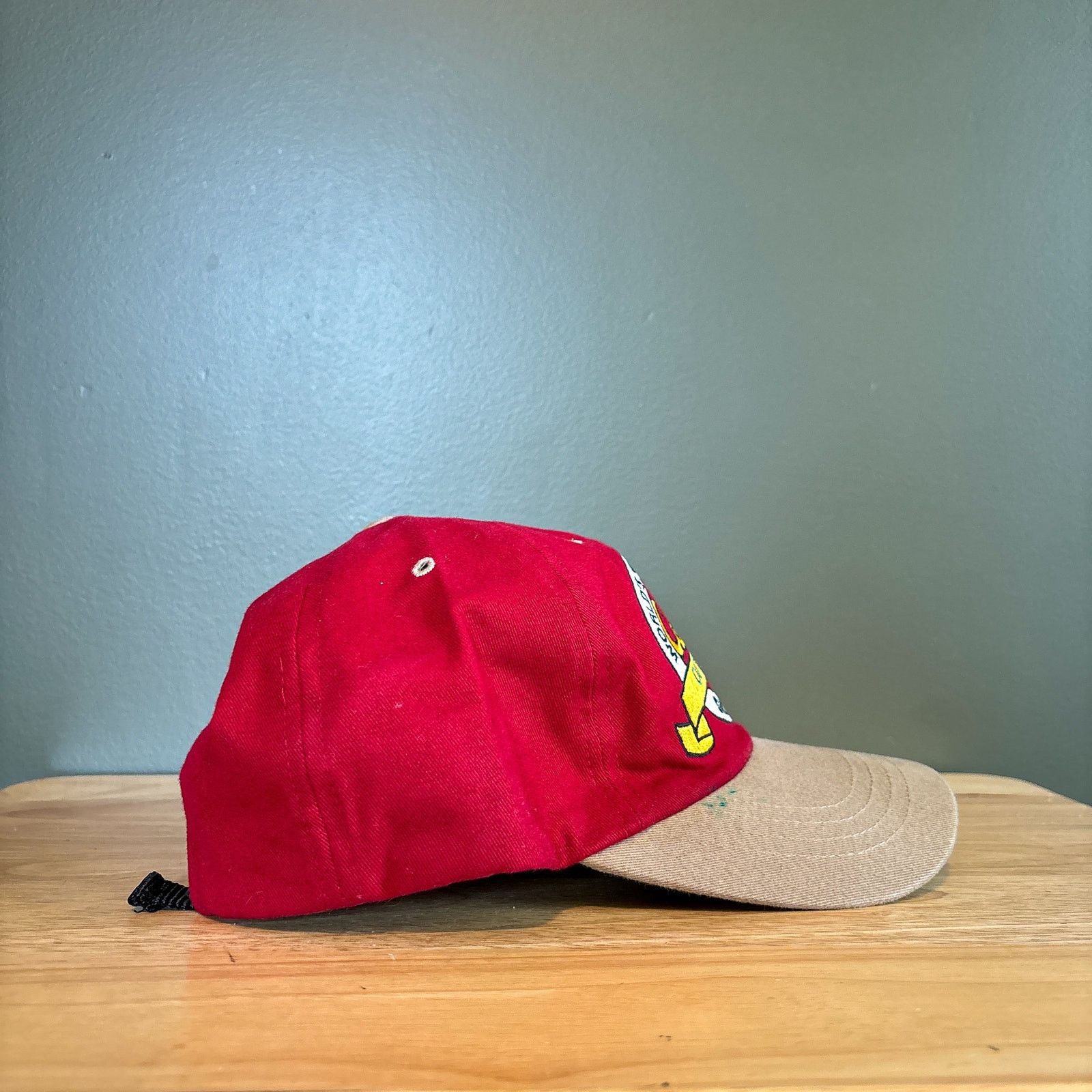 Cabelas Cabela’s Outdoor Gear Outfitters Red Strapback Hat Size ONE SIZE - 3 Thumbnail