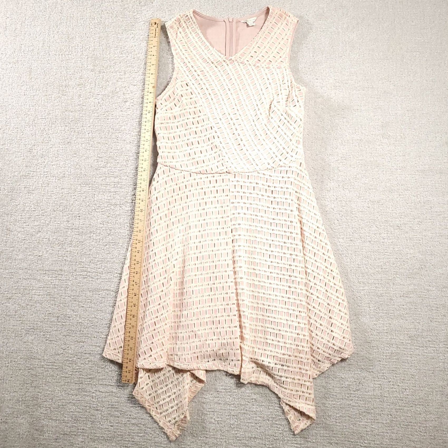 Vintage VINTAGE? No — Cato Dress Women's 10 Blush Pink Lined Shift Sleeveless Zip Size L / US 10 / IT 46 - 6 Thumbnail
