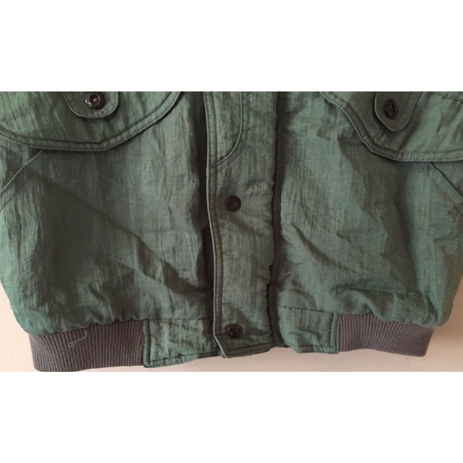 Mes Demoiselles Demoiselle 100% Pure Wool Green Jacket Vest L Womens Knitwear Casual VEST Jacket Size L / US 10 / IT 46 - 3 Thumbnail